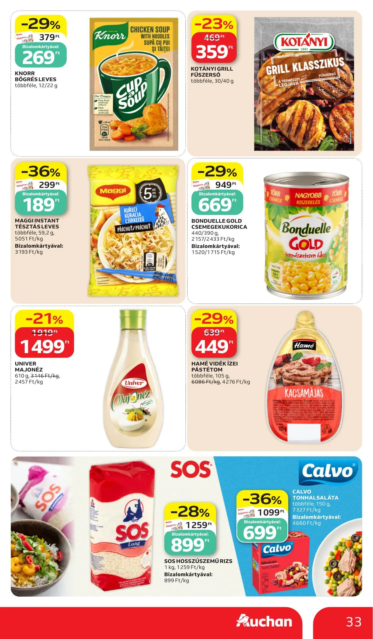 Auchan akciós újság Hipermarket 07.02–07.08 – 33. oldal