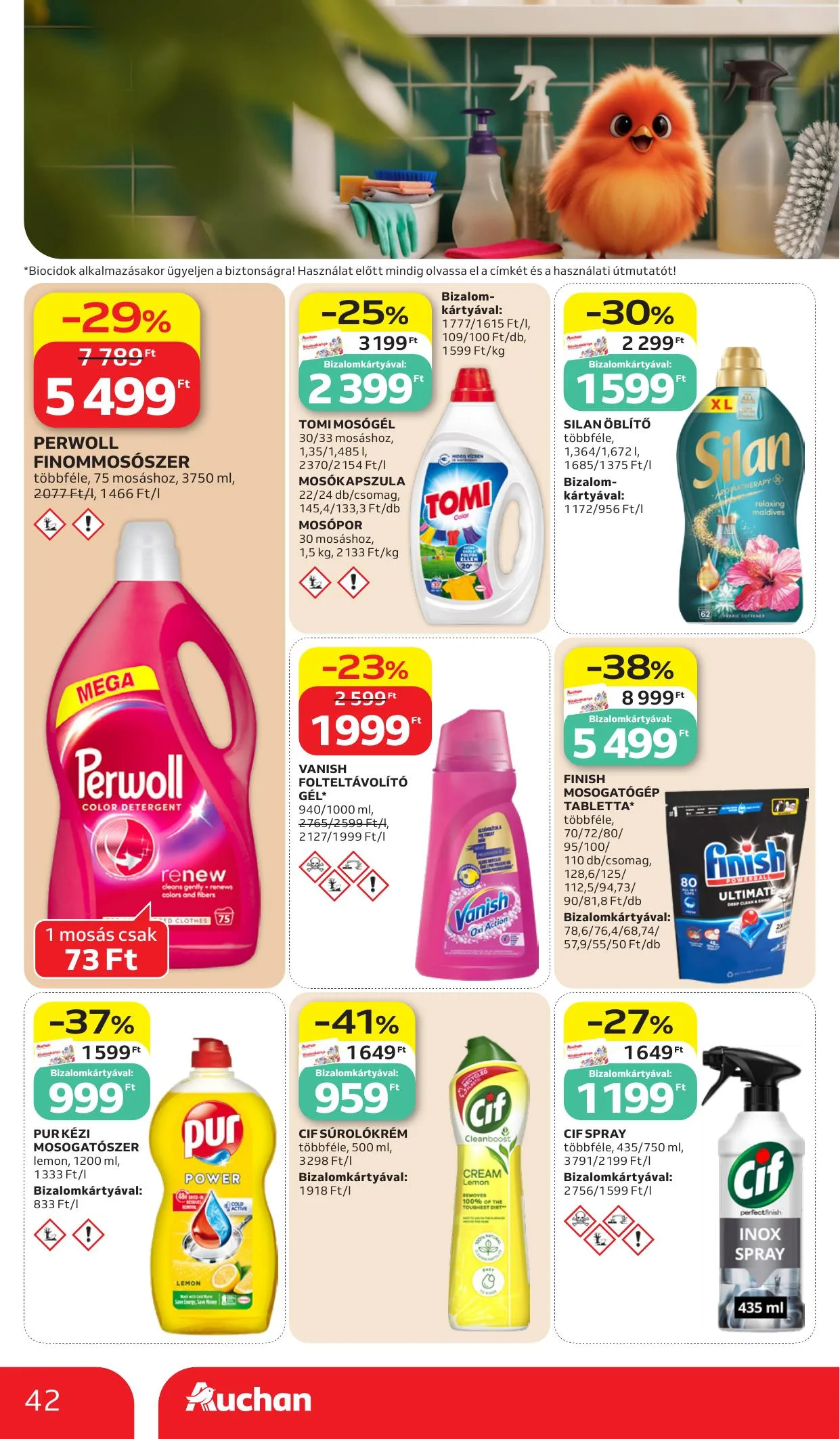 Auchan akciós újság Hipermarket 07.02–07.08 – 42. oldal