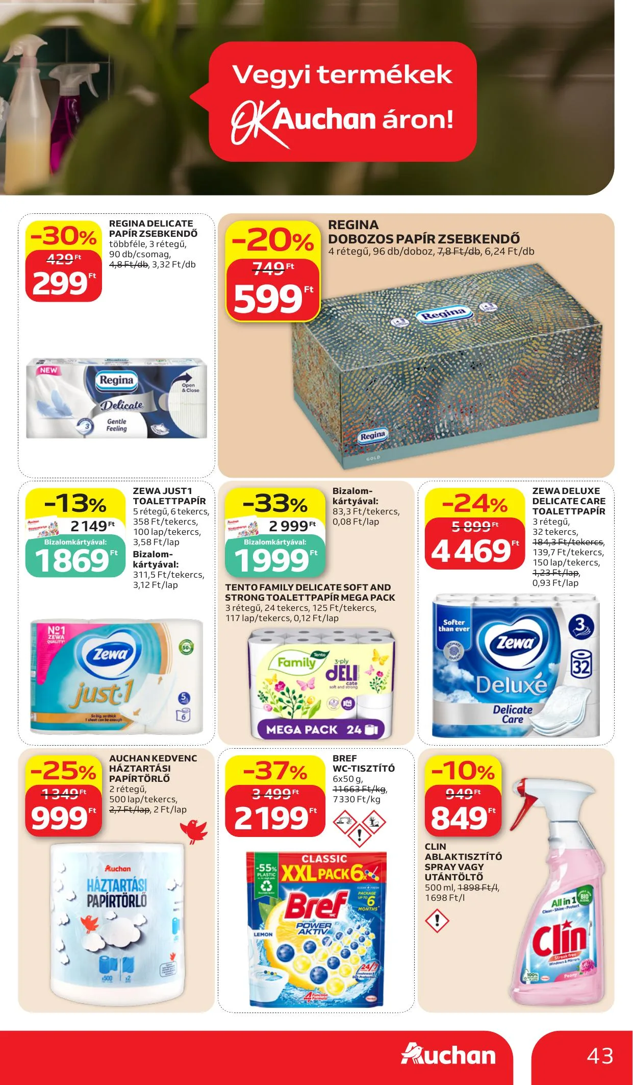 Auchan akciós újság Hipermarket 07.02–07.08 – 43. oldal