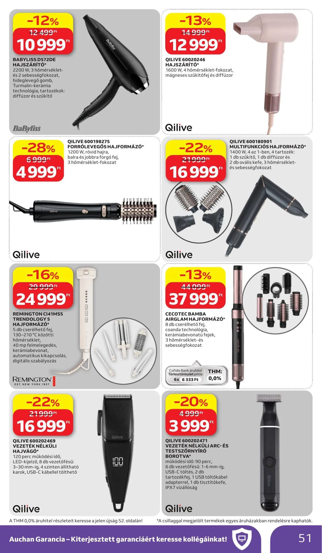 Auchan akciós újság Hipermarket 07.02–07.08 – 51. oldal