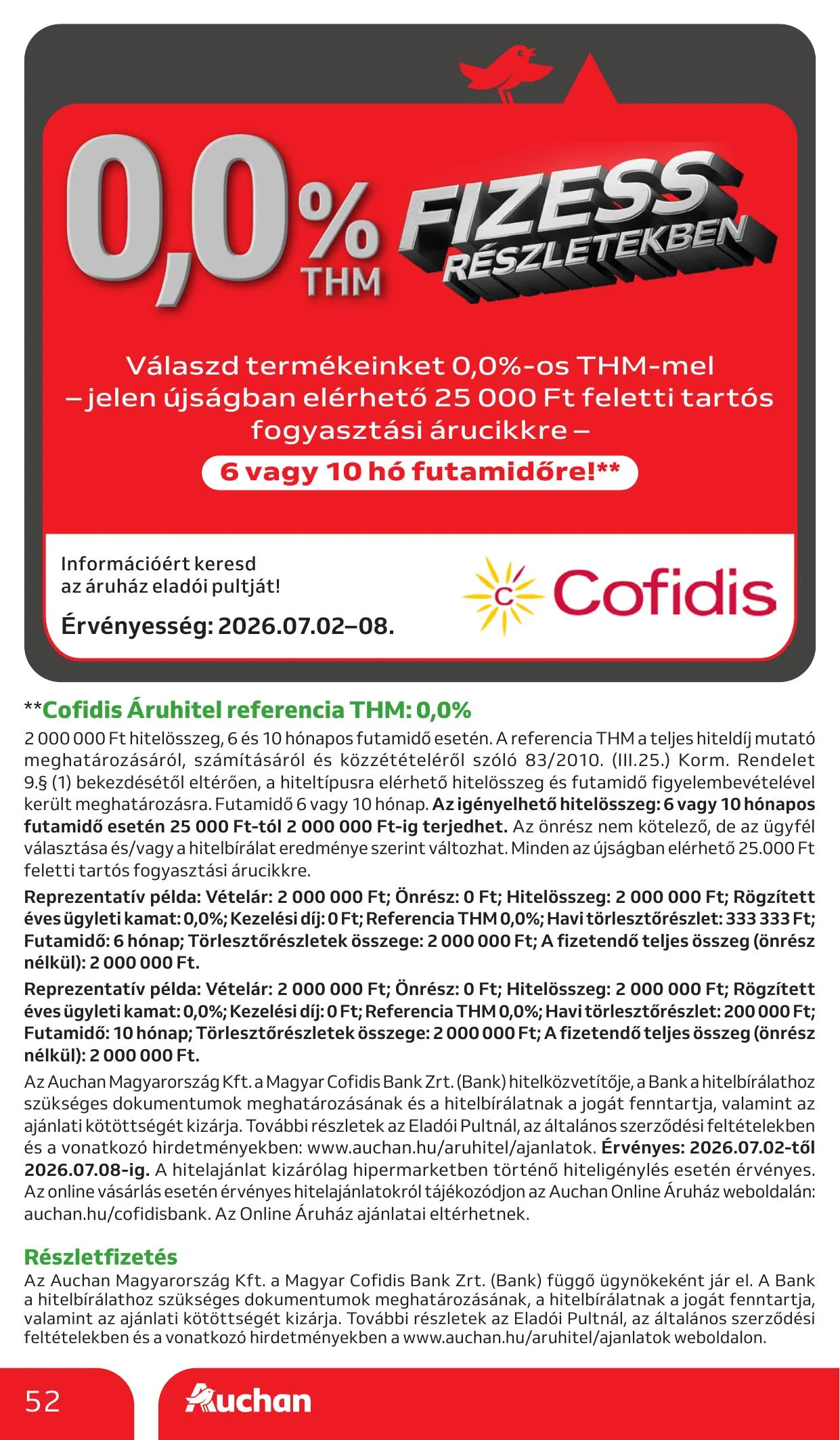 Auchan akciós újság Hipermarket 07.02–07.08 – 52. oldal