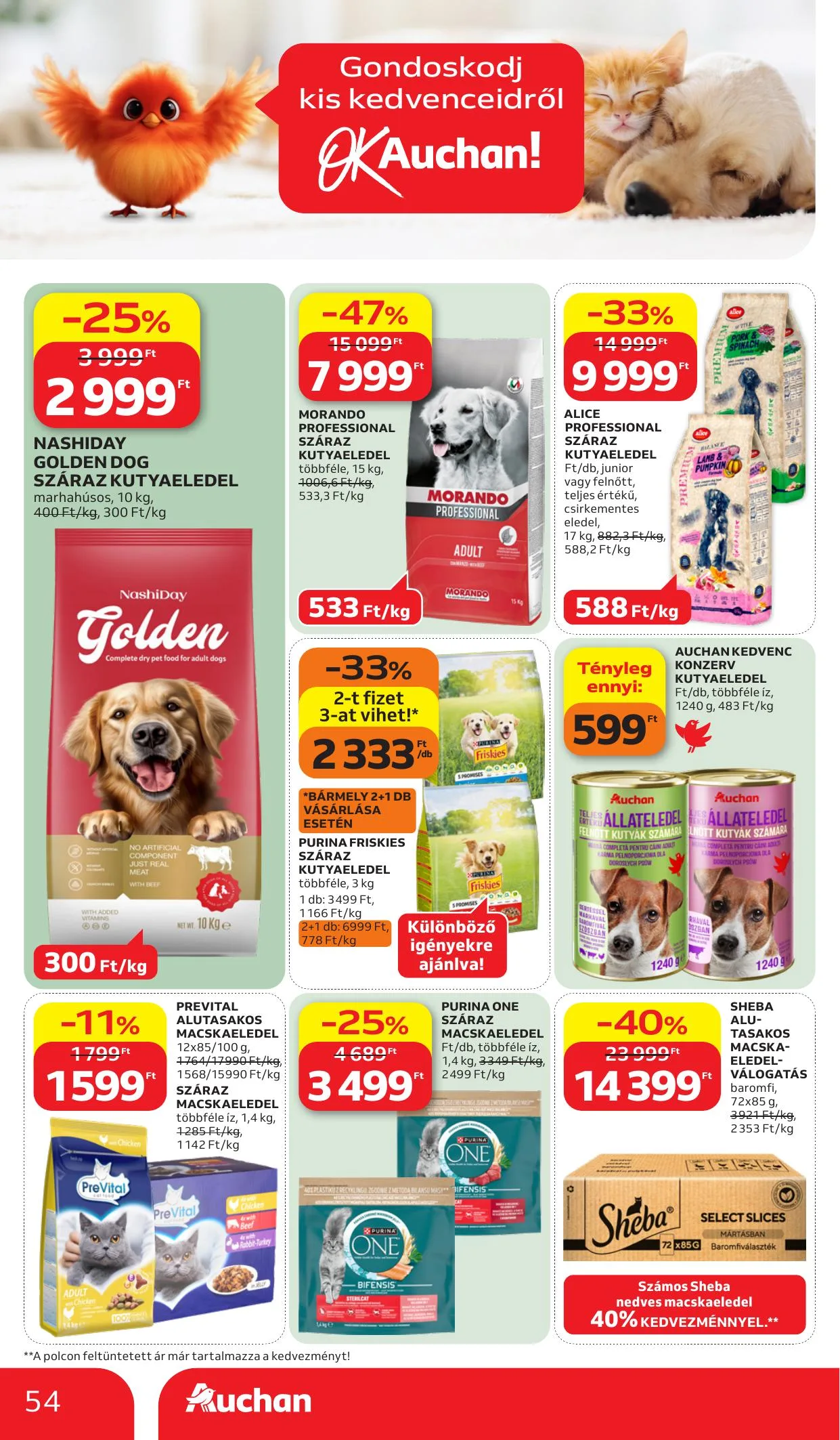 Auchan akciós újság Hipermarket 07.02–07.08 – 54. oldal