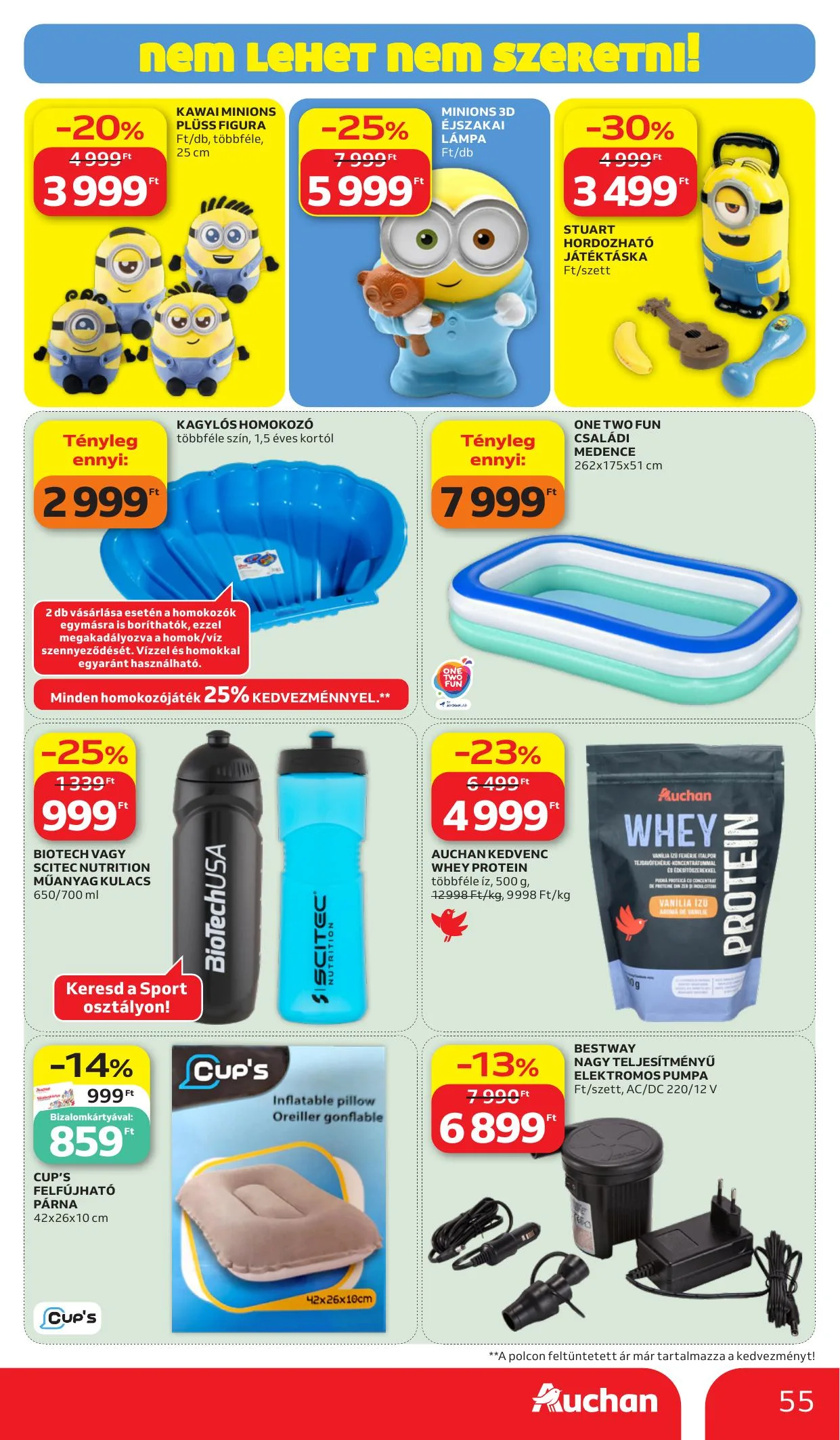 Auchan akciós újság Hipermarket 07.02–07.08 – 55. oldal