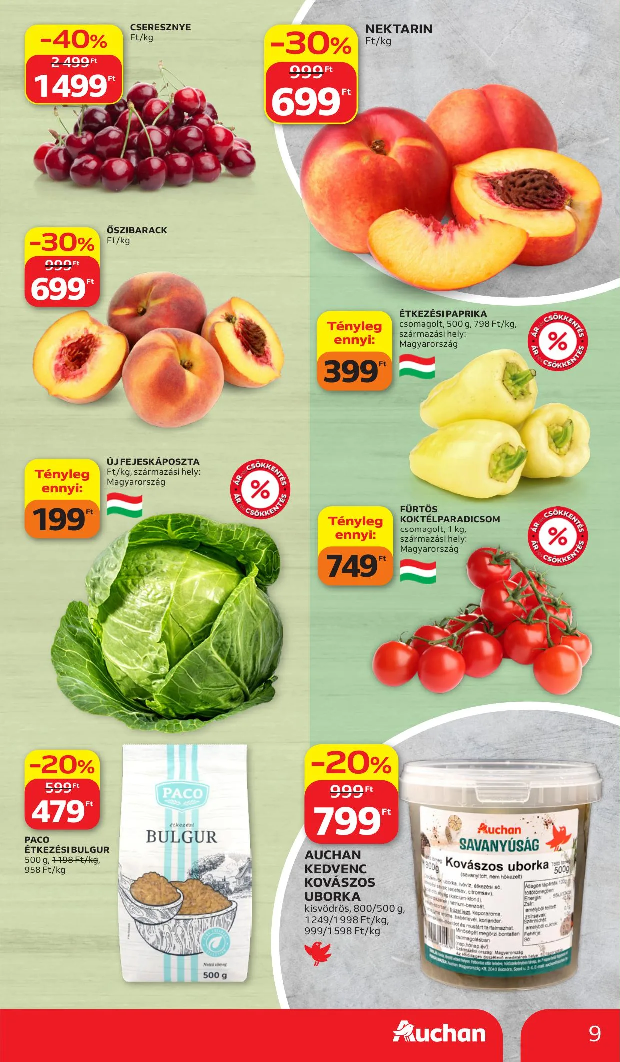 Auchan akciós újság Hipermarket 07.02–07.08 – 9. oldal
