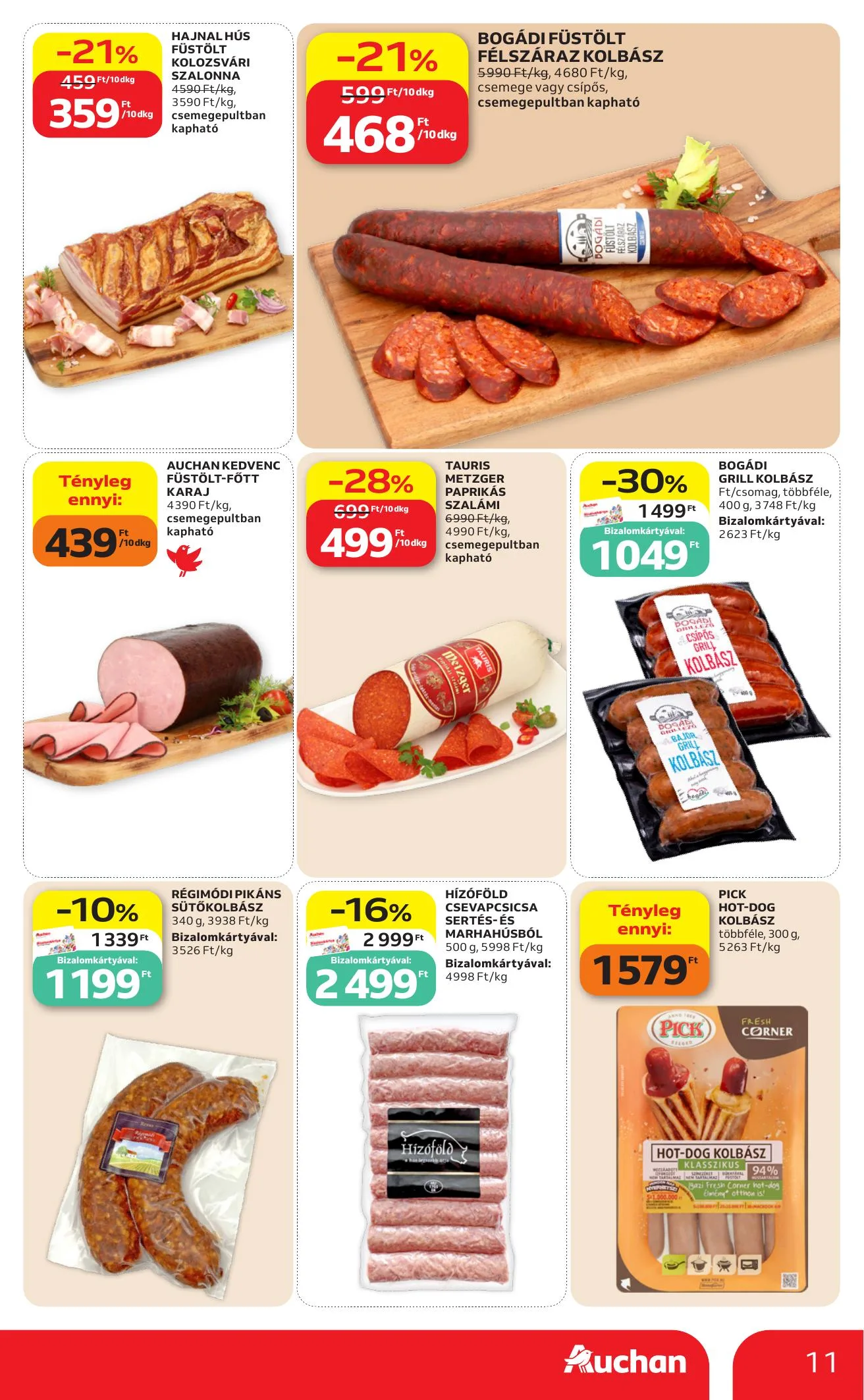 Auchan akciós újság Hipermarket 07.09–07.15 – 11. oldal
