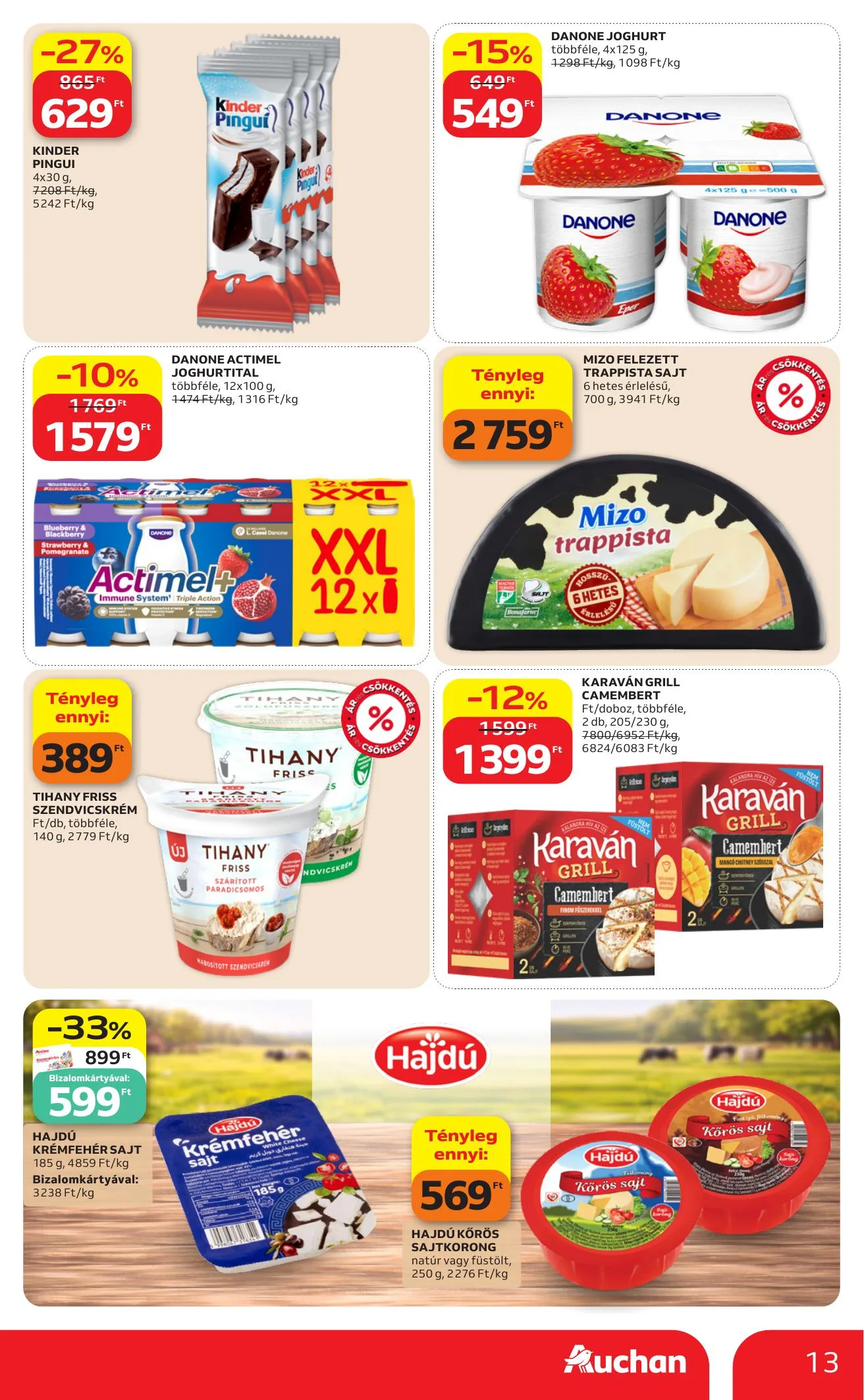 Auchan akciós újság Hipermarket 07.09–07.15 – 13. oldal