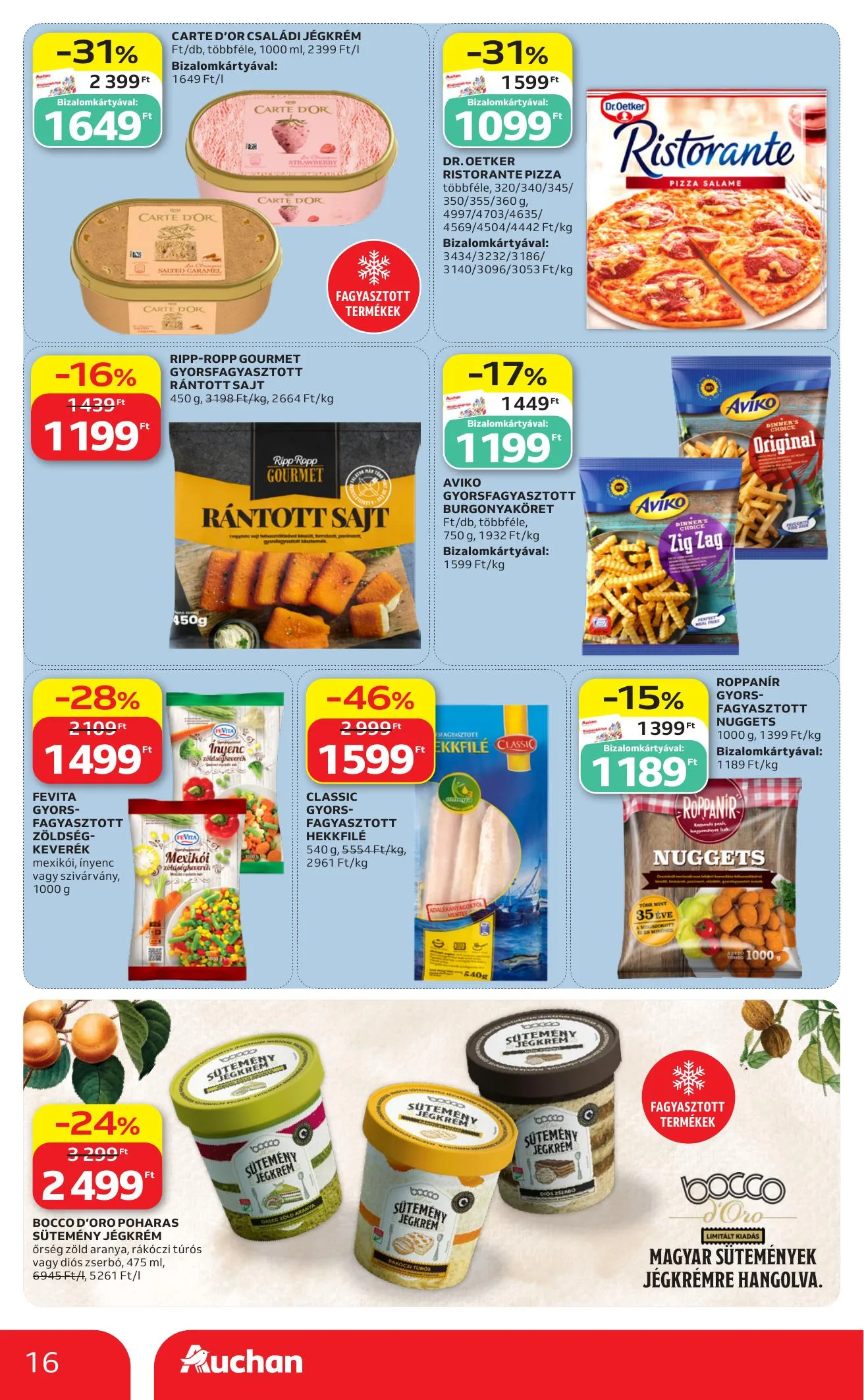 Auchan akciós újság Hipermarket 07.09–07.15 – 16. oldal