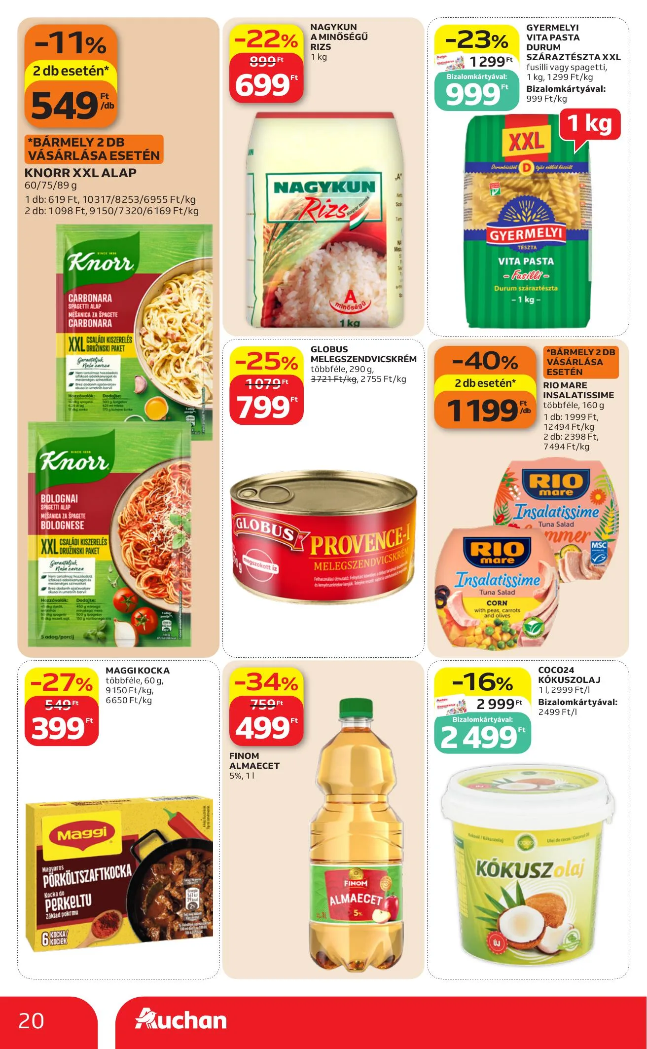 Auchan akciós újság Hipermarket 07.09–07.15 – 20. oldal