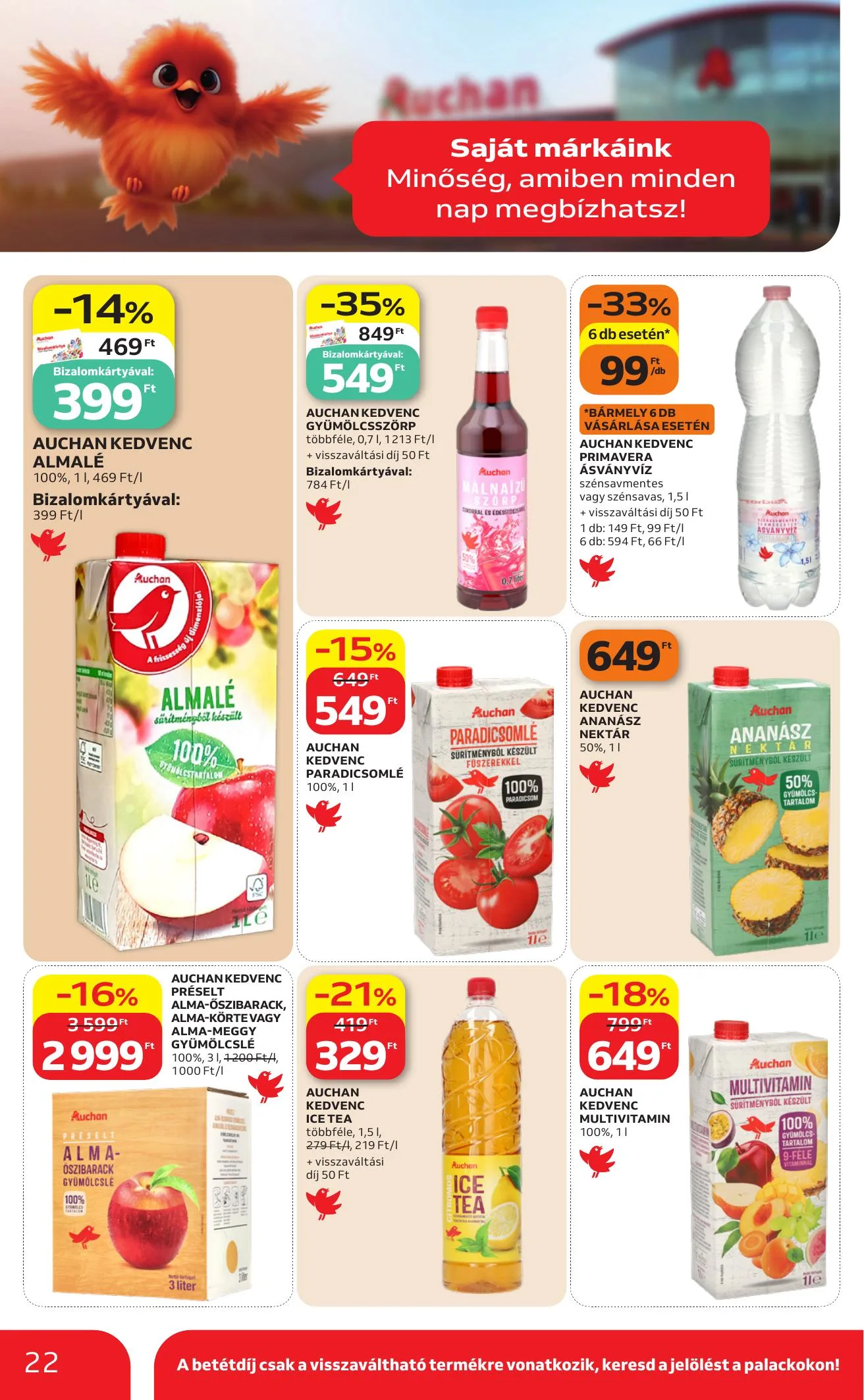 Auchan akciós újság Hipermarket 07.09–07.15 – 22. oldal