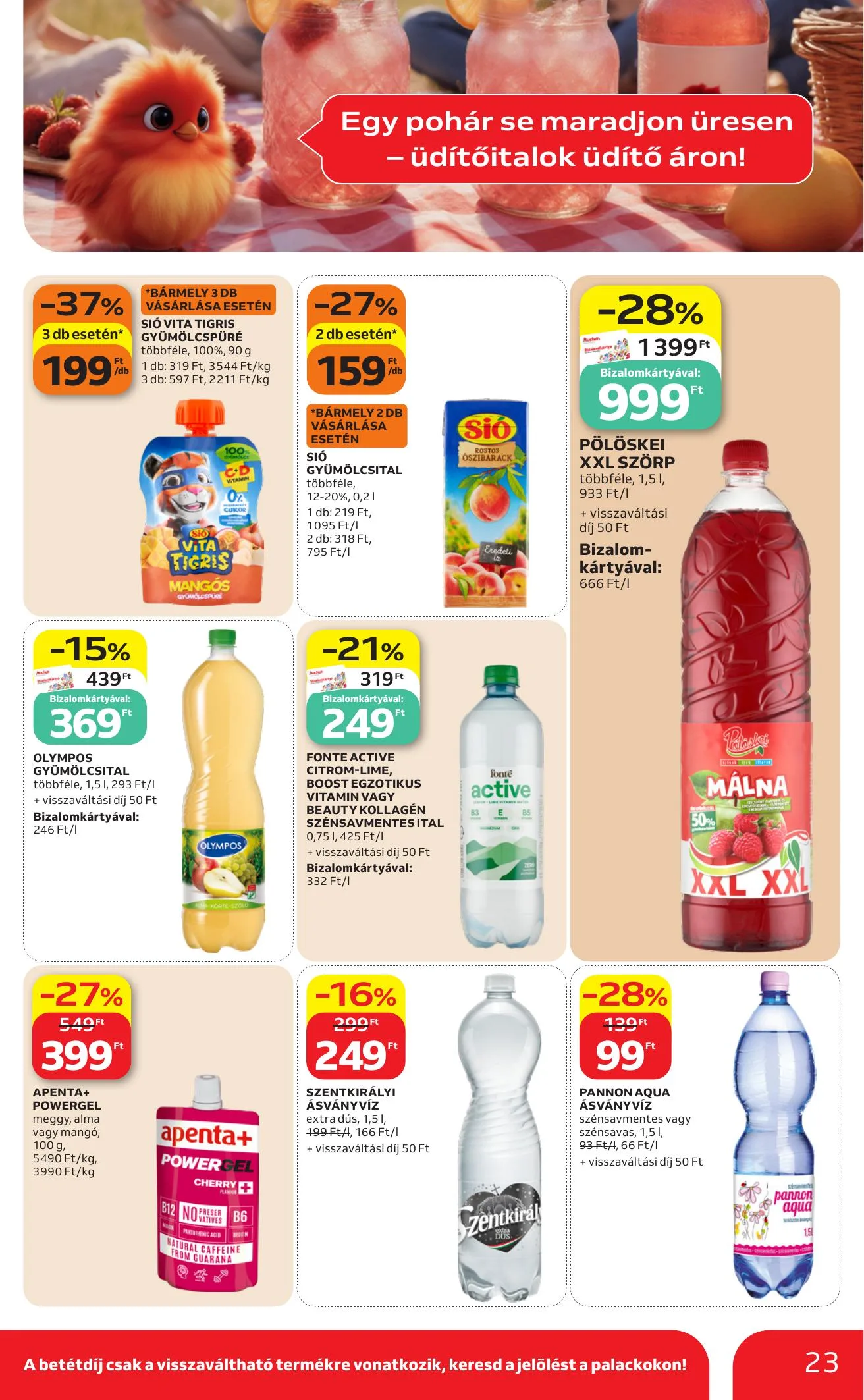 Auchan akciós újság Hipermarket 07.09–07.15 – 23. oldal