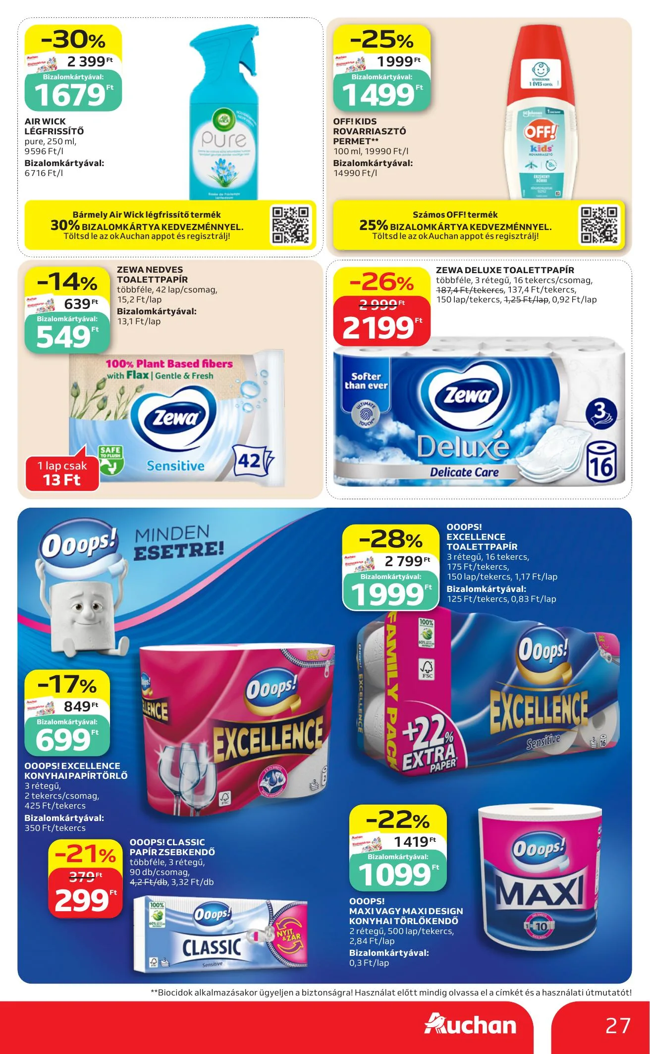 Auchan akciós újság Hipermarket 07.09–07.15 – 27. oldal