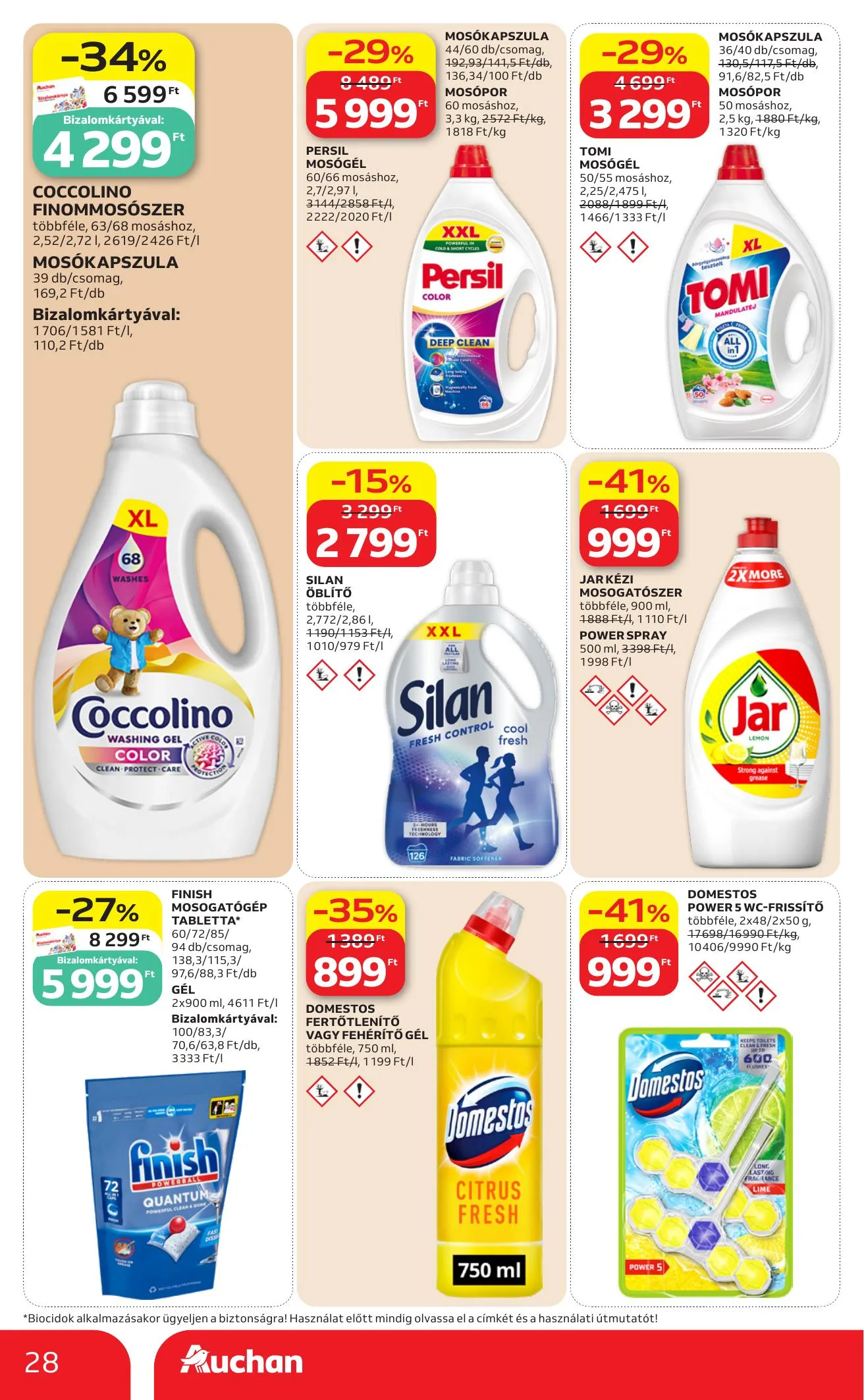 Auchan akciós újság Hipermarket 07.09–07.15 – 28. oldal