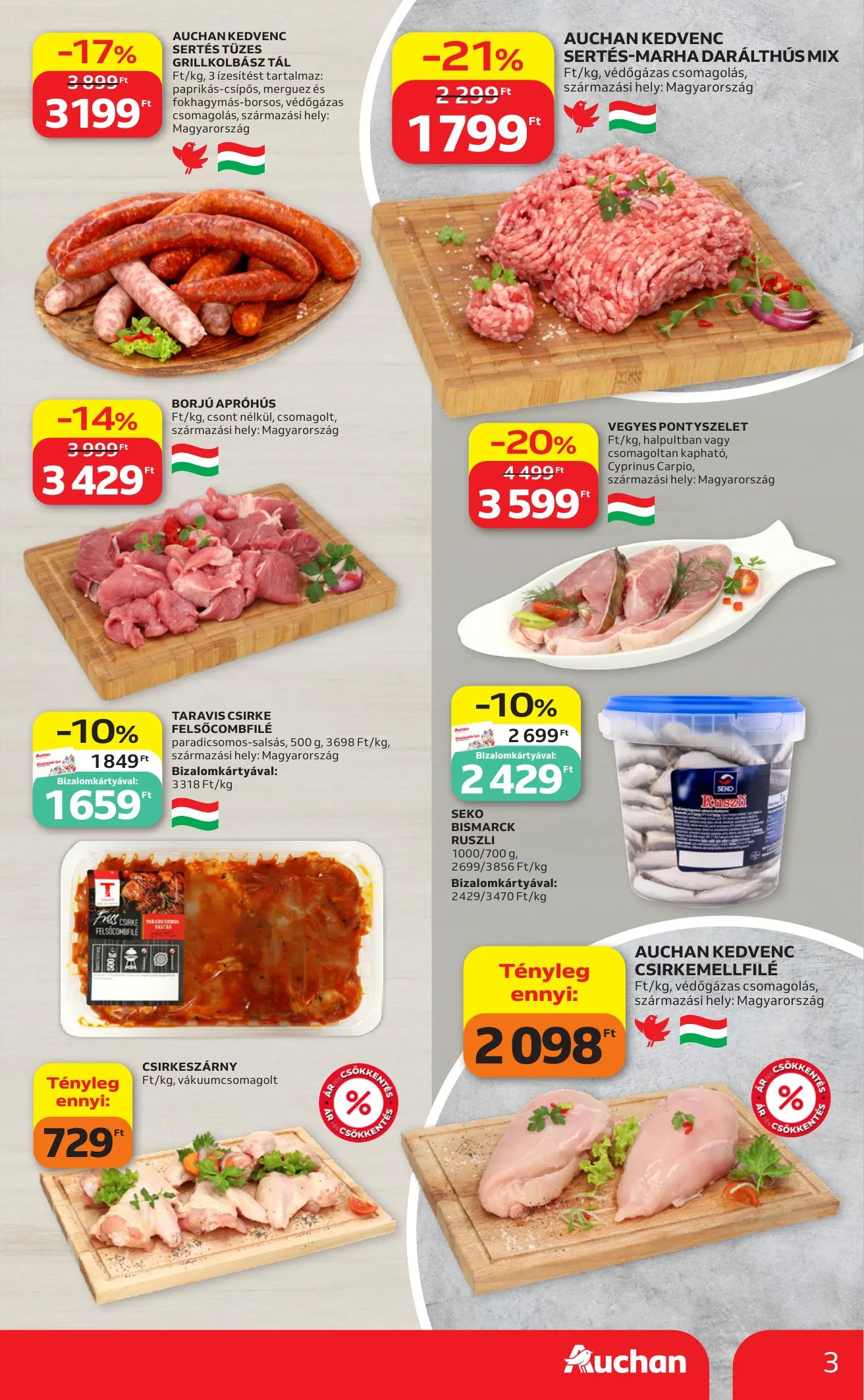 Auchan akciós újság Hipermarket 07.09–07.15 – 3. oldal