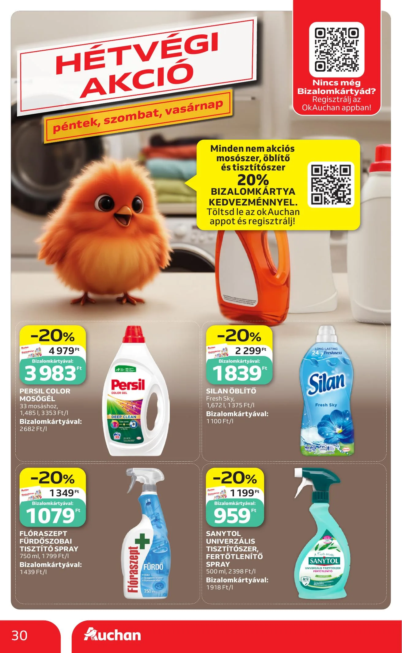 Auchan akciós újság Hipermarket 07.09–07.15 – 30. oldal