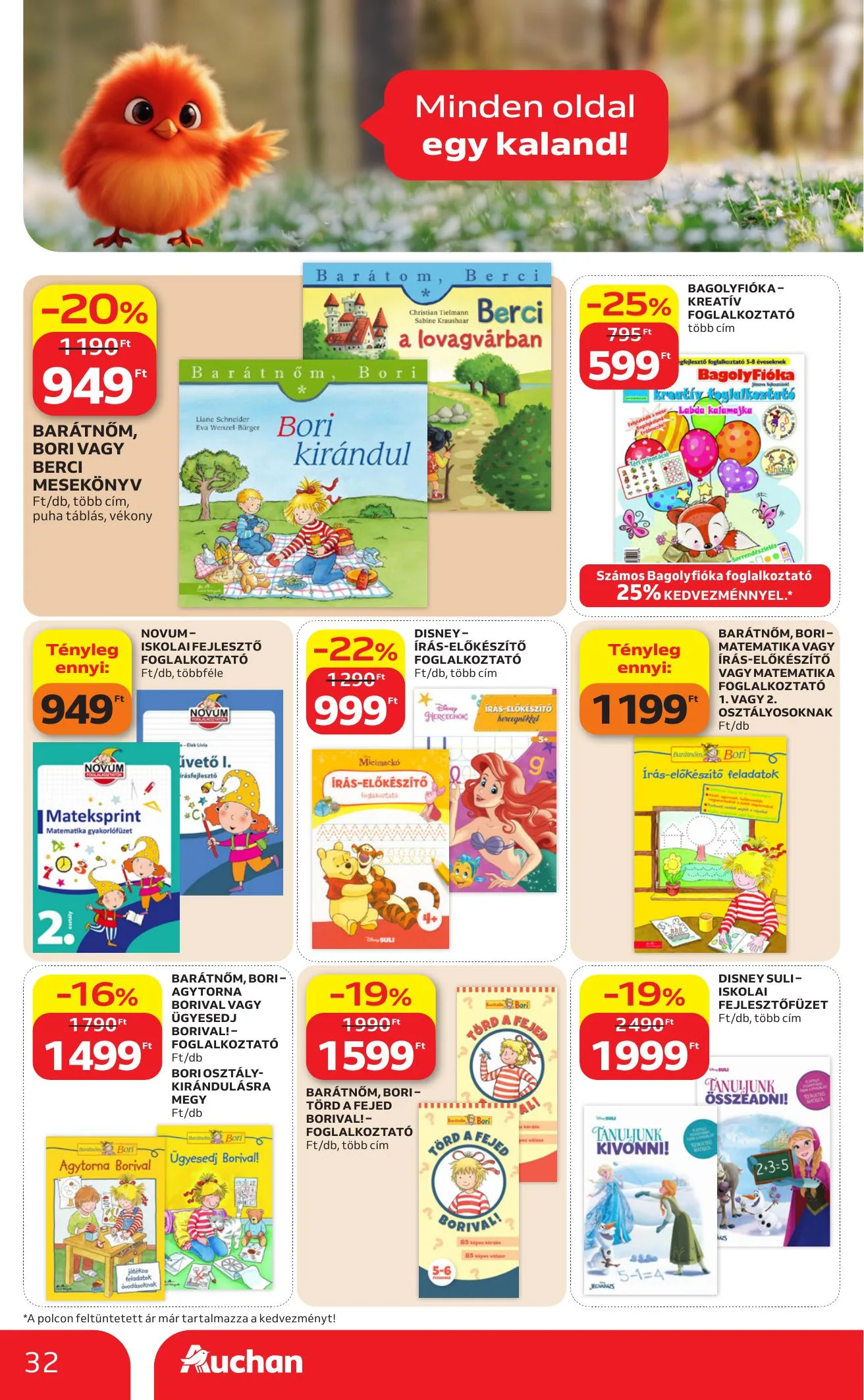 Auchan akciós újság Hipermarket 07.09–07.15 – 32. oldal