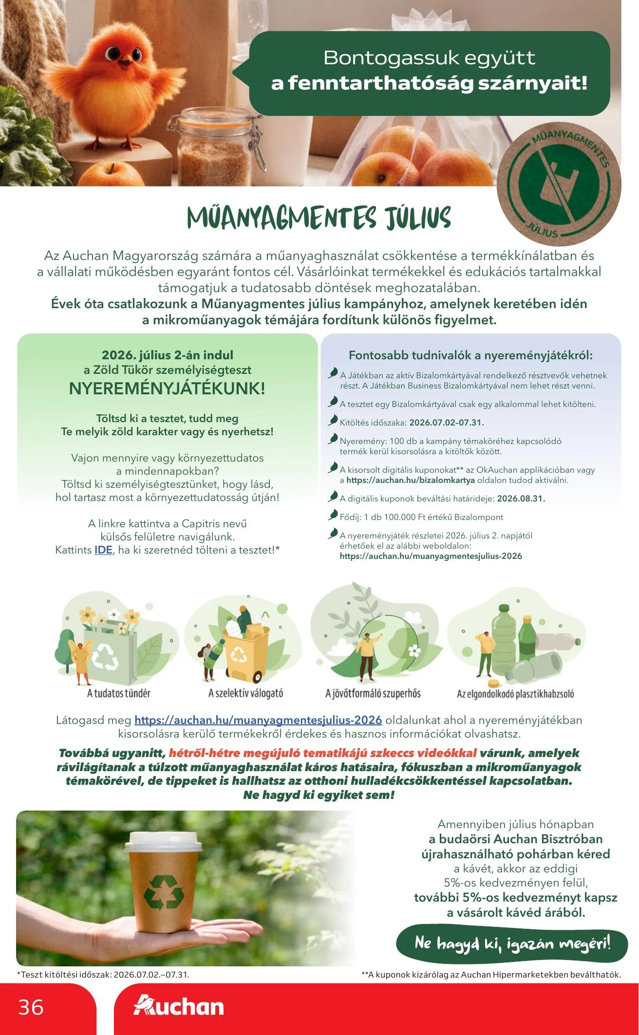 Auchan akciós újság Hipermarket 07.09–07.15 – 36. oldal
