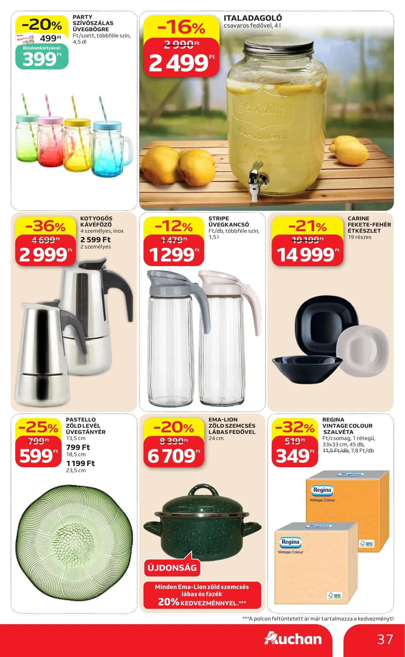 Auchan akciós újság Hipermarket 07.09–07.15 – 37. oldal