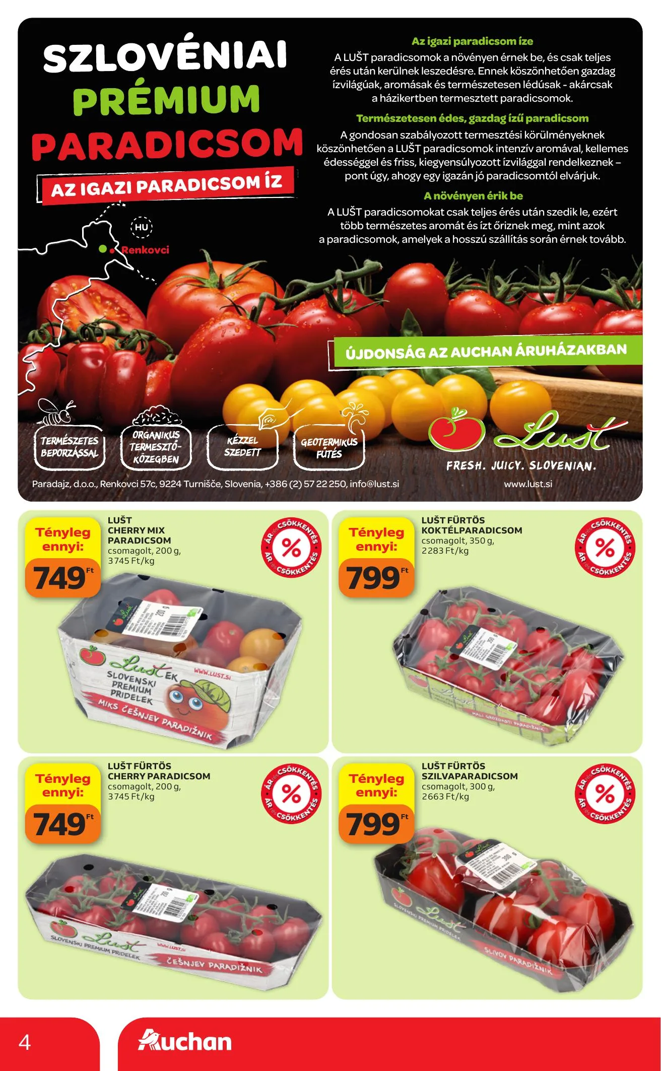 Auchan akciós újság Hipermarket 07.09–07.15 – 4. oldal