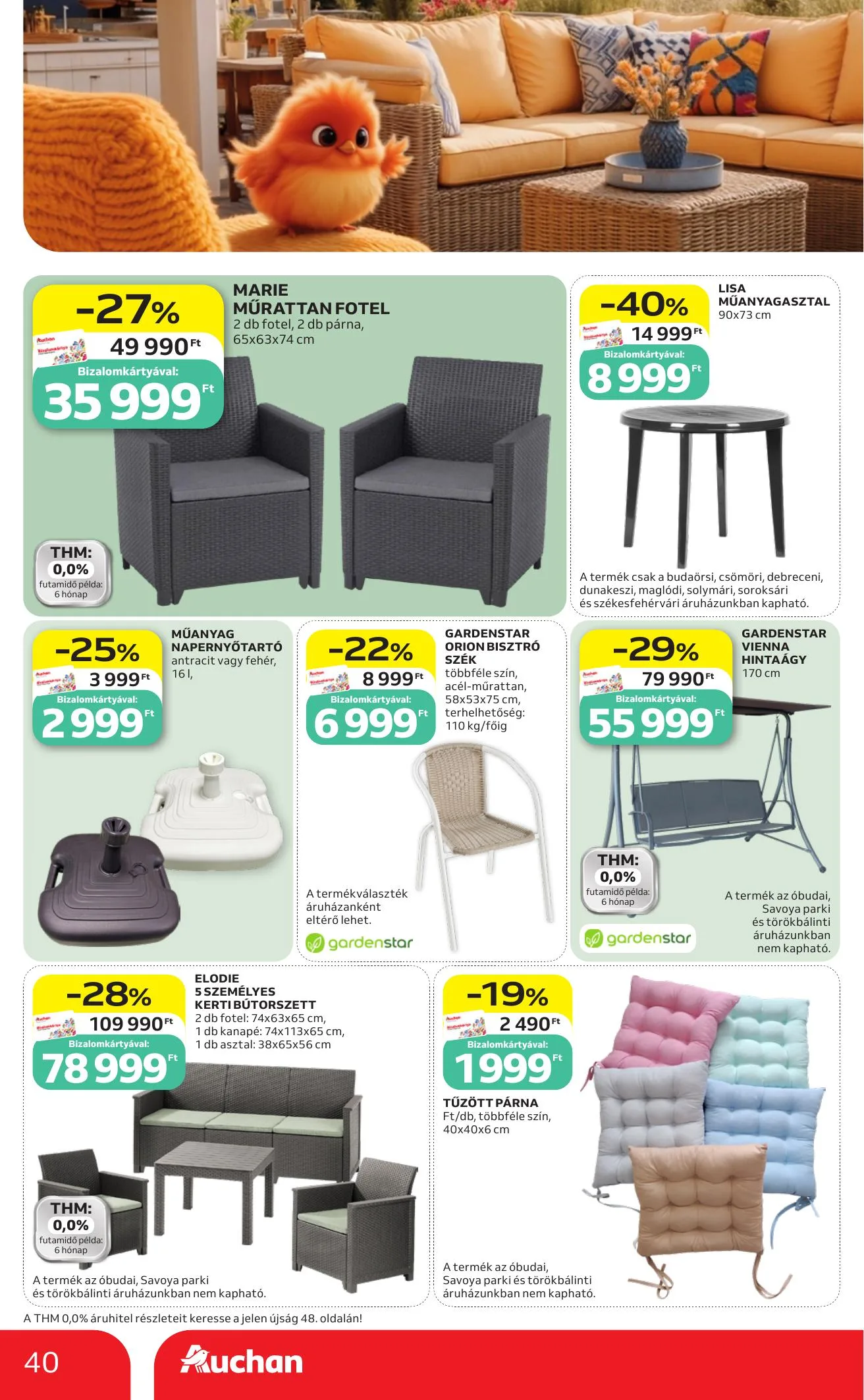 Auchan akciós újság Hipermarket 07.09–07.15 – 40. oldal