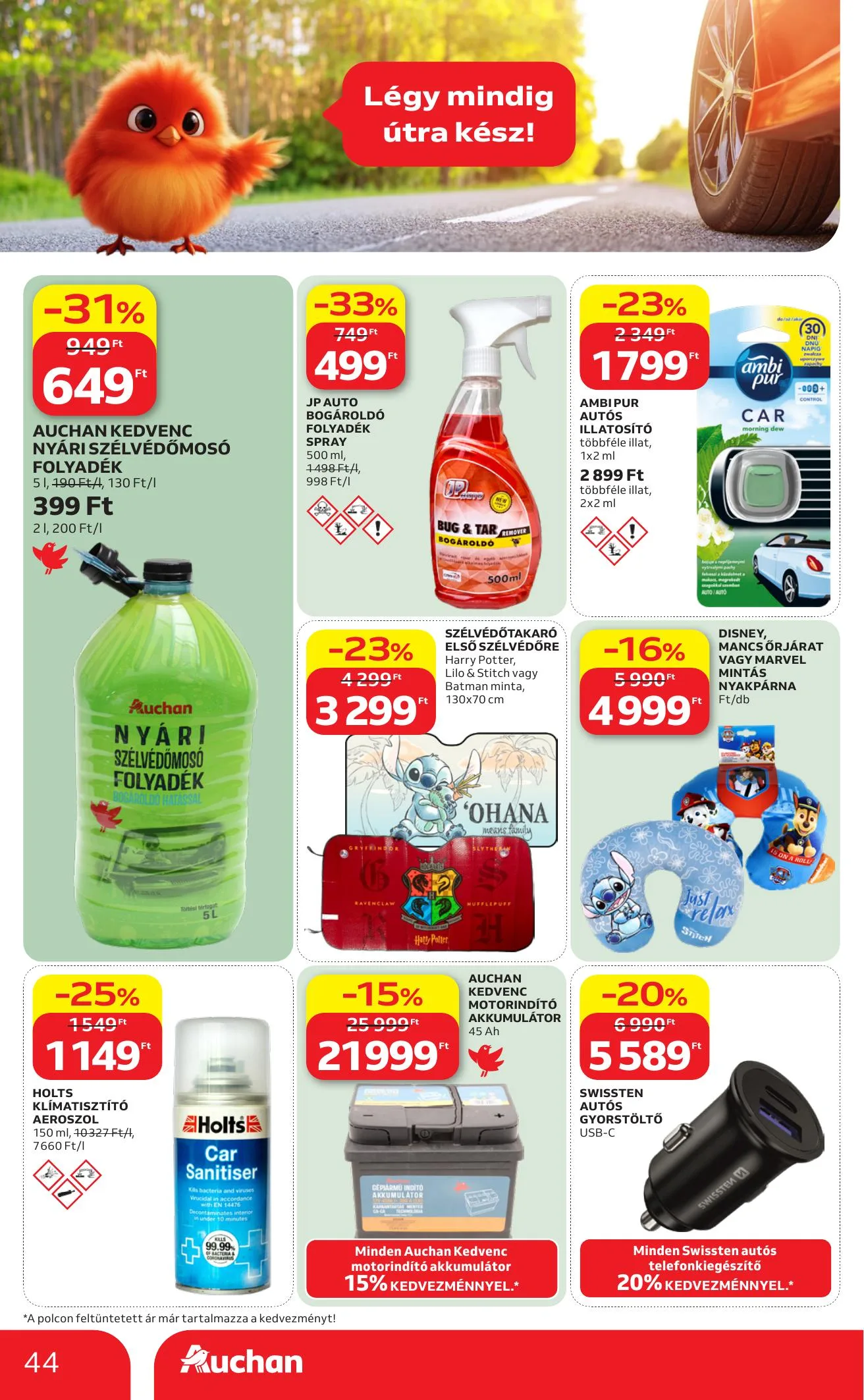 Auchan akciós újság Hipermarket 07.09–07.15 – 44. oldal