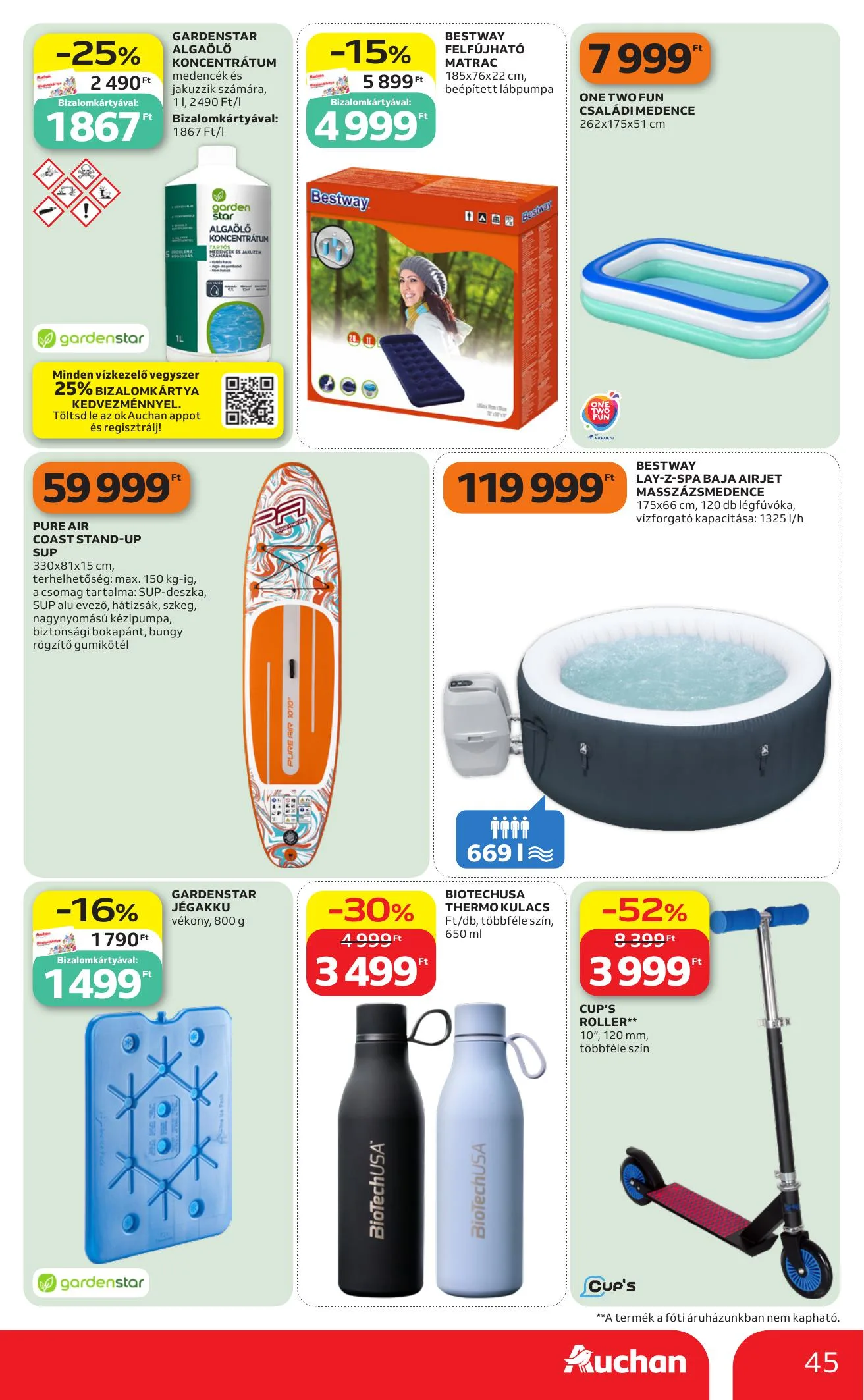 Auchan akciós újság Hipermarket 07.09–07.15 – 45. oldal