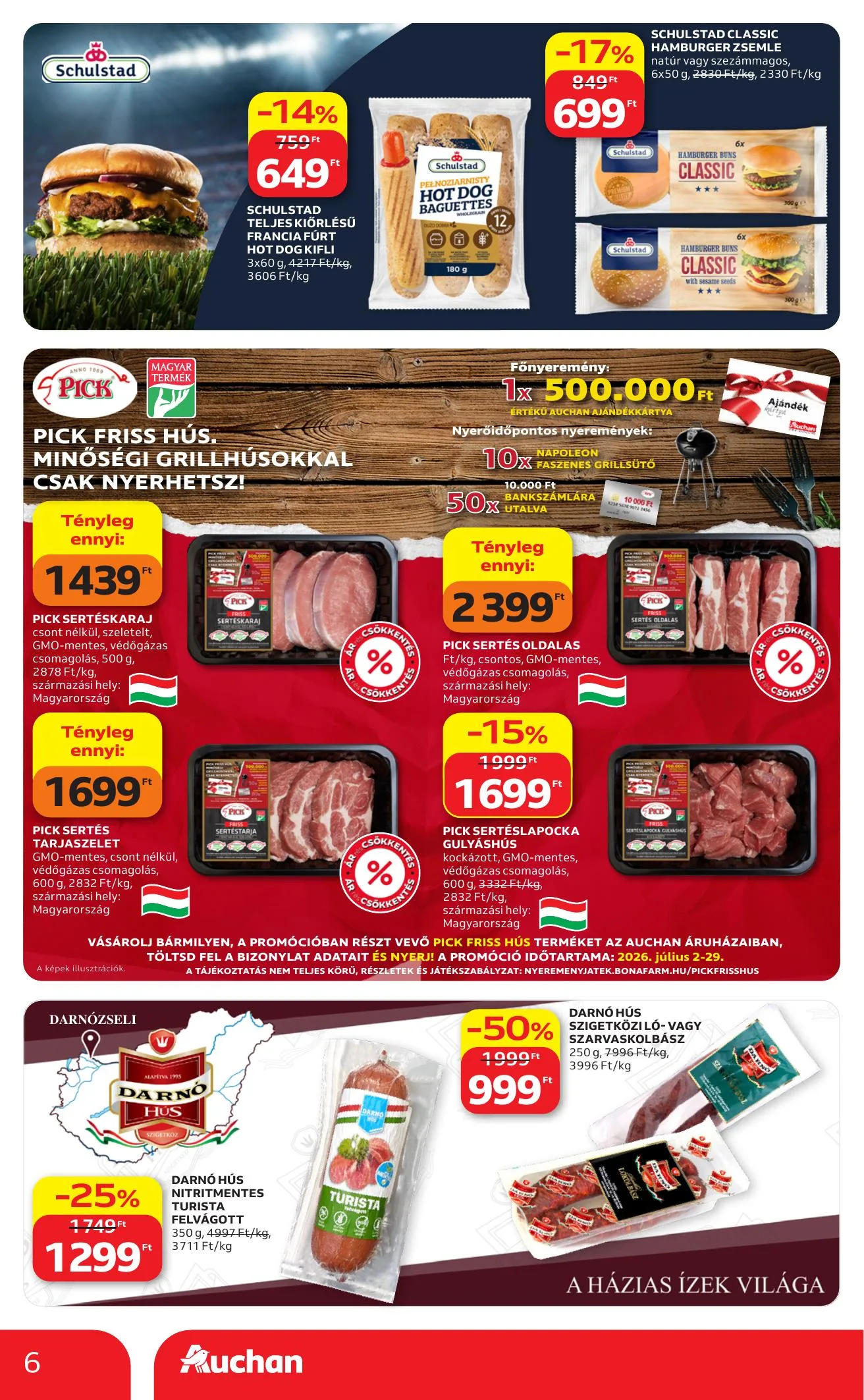 Auchan akciós újság Hipermarket 07.09–07.15 – 6. oldal