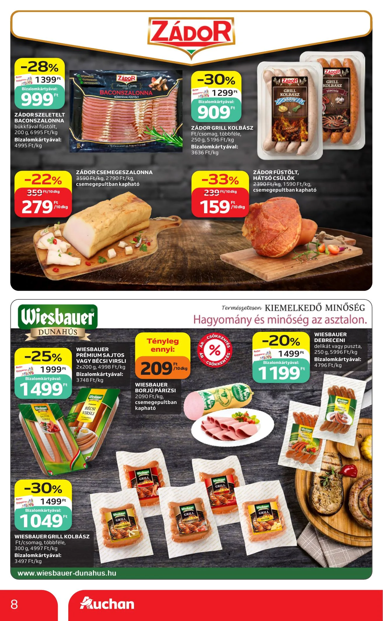 Auchan akciós újság Hipermarket 07.09–07.15 – 8. oldal