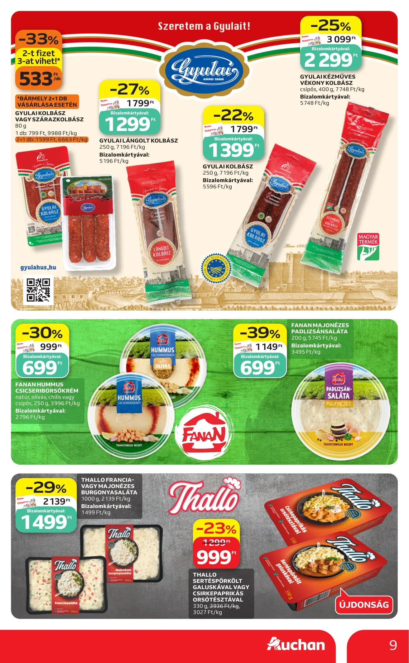 Auchan akciós újság Hipermarket 07.09–07.15 – 9. oldal