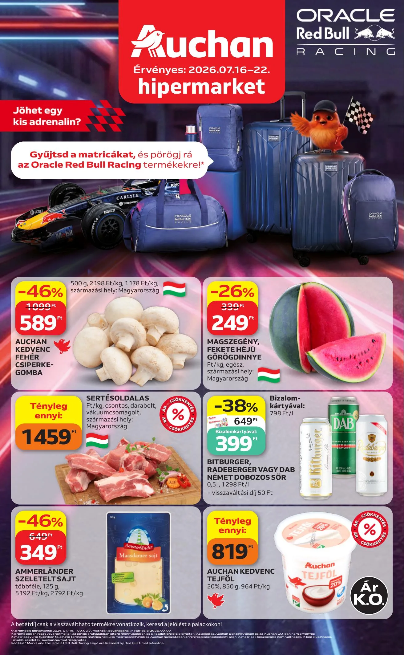 Auchan akciós újság Hipermarket 07.16–07.22