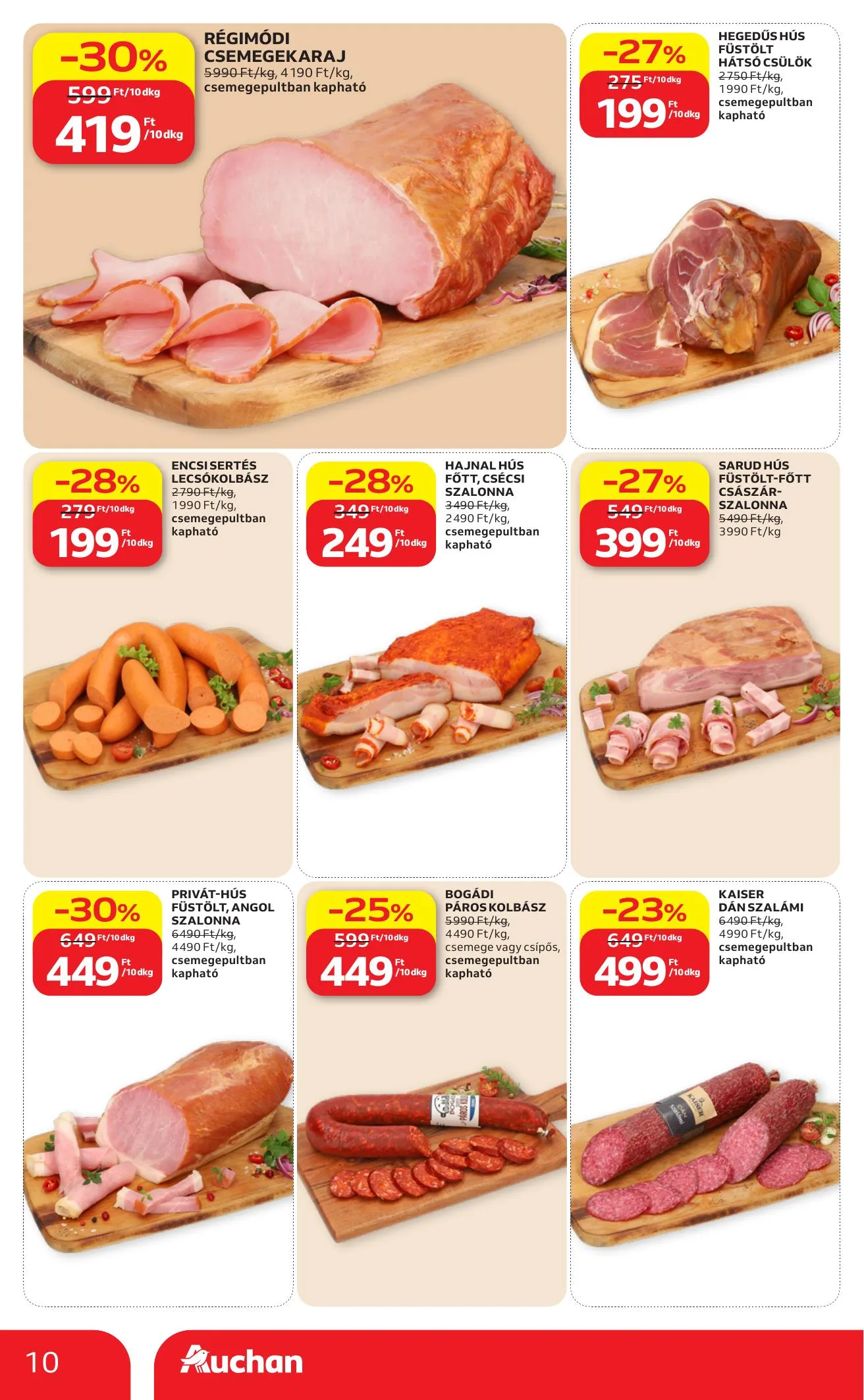 Auchan akciós újság Hipermarket 07.16–07.22 – 10. oldal