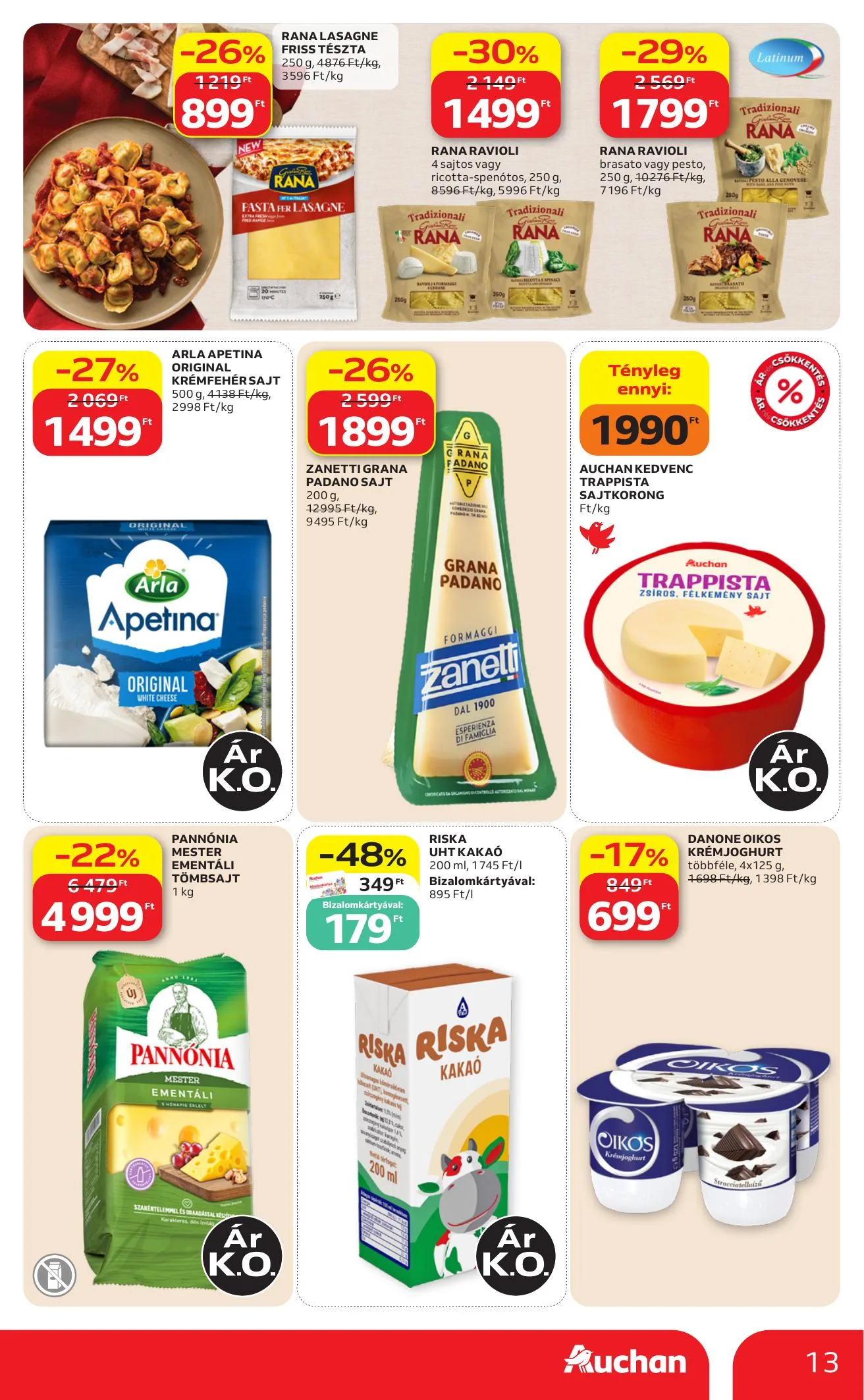 Auchan akciós újság Hipermarket 07.16–07.22 – 13. oldal