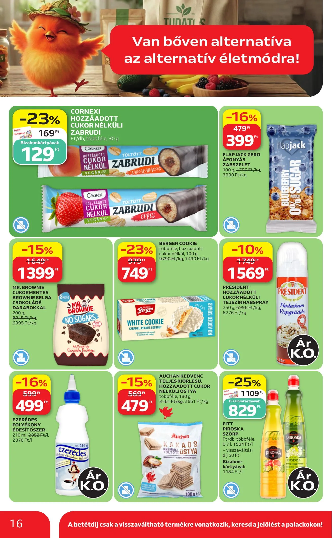Auchan akciós újság Hipermarket 07.16–07.22 – 16. oldal