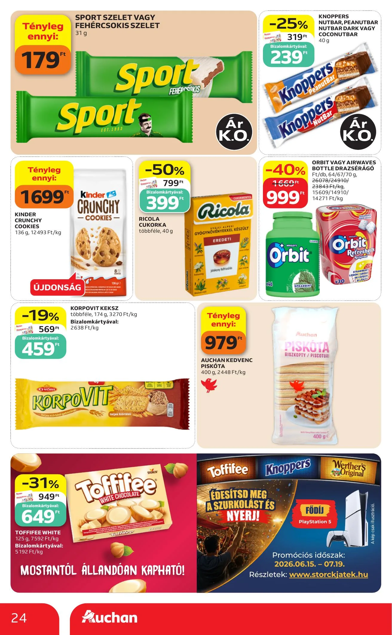 Auchan akciós újság Hipermarket 07.16–07.22 – 24. oldal