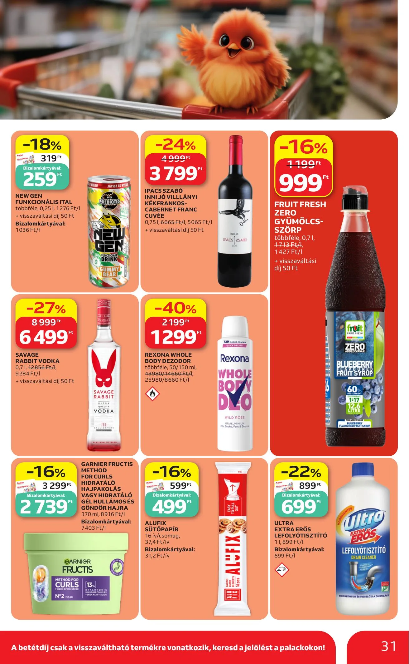 Auchan akciós újság Hipermarket 07.16–07.22 – 31. oldal