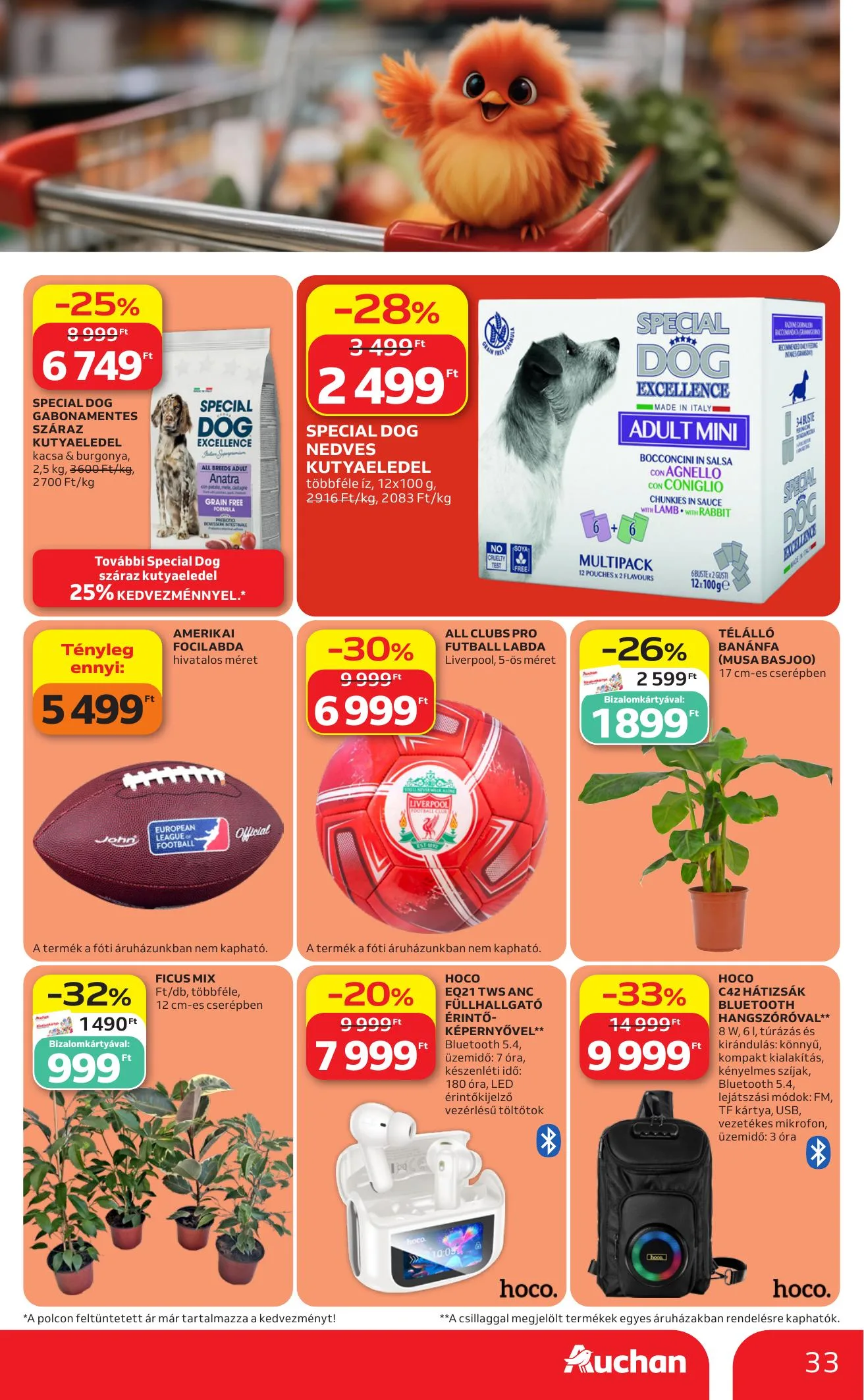 Auchan akciós újság Hipermarket 07.16–07.22 – 33. oldal