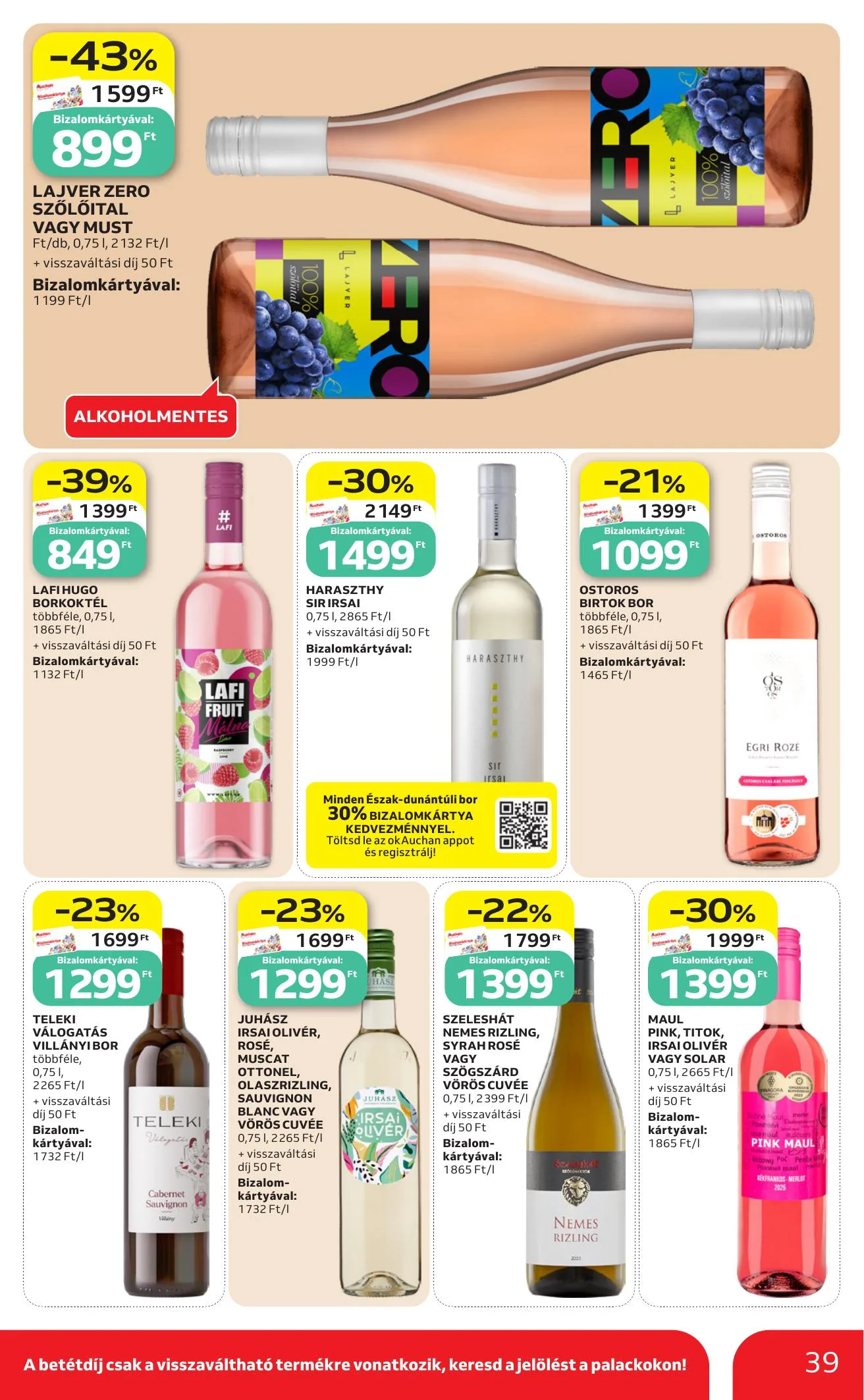 Auchan akciós újság Hipermarket 07.16–07.22 – 39. oldal