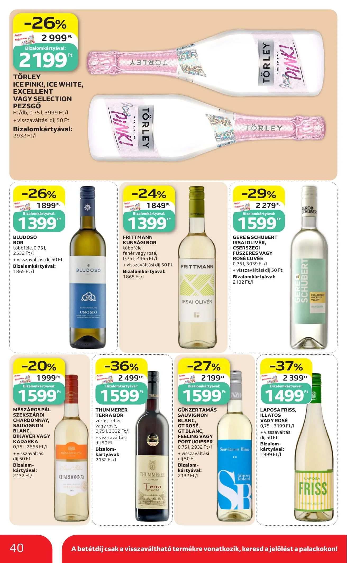 Auchan akciós újság Hipermarket 07.16–07.22 – 40. oldal