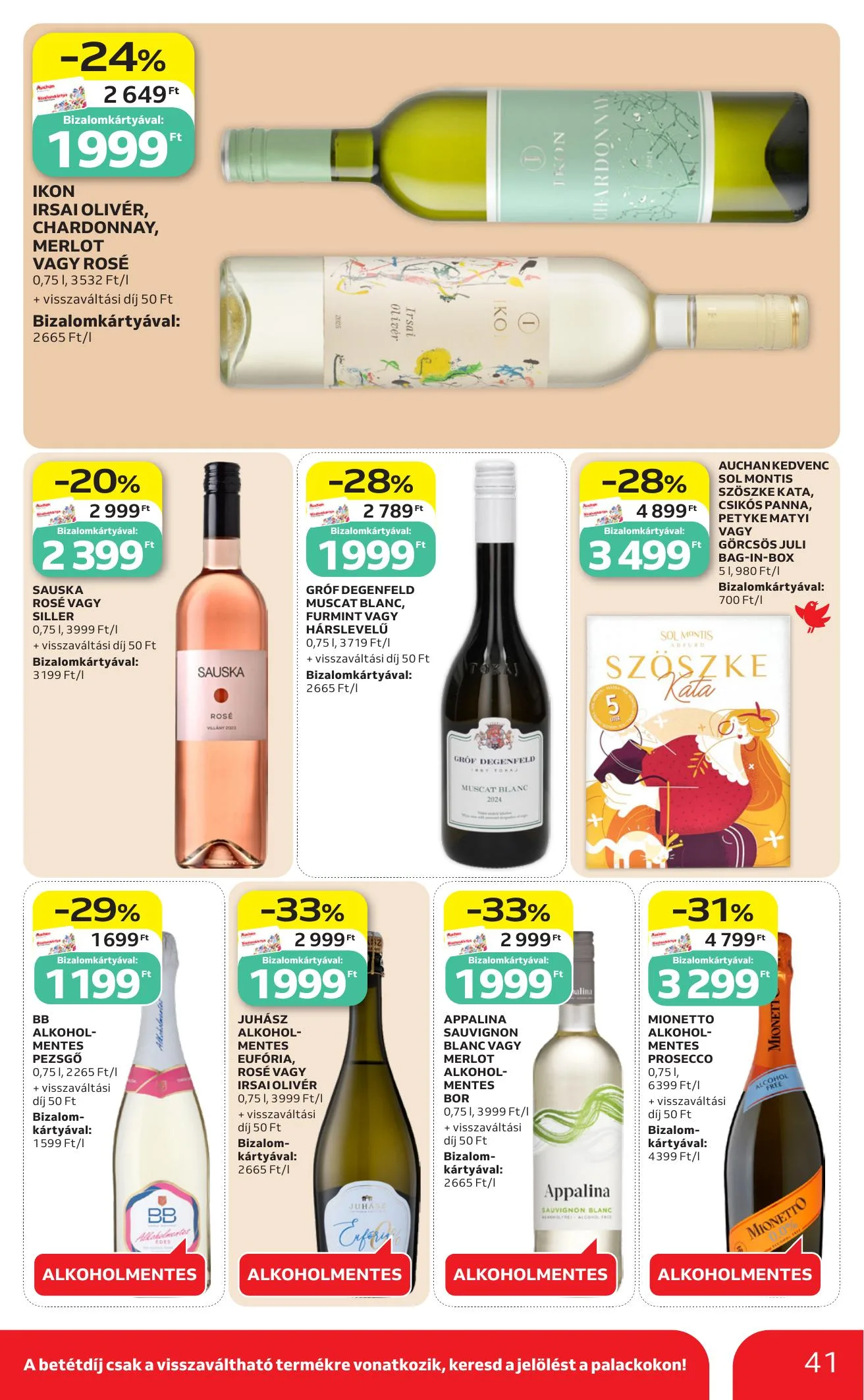 Auchan akciós újság Hipermarket 07.16–07.22 – 41. oldal