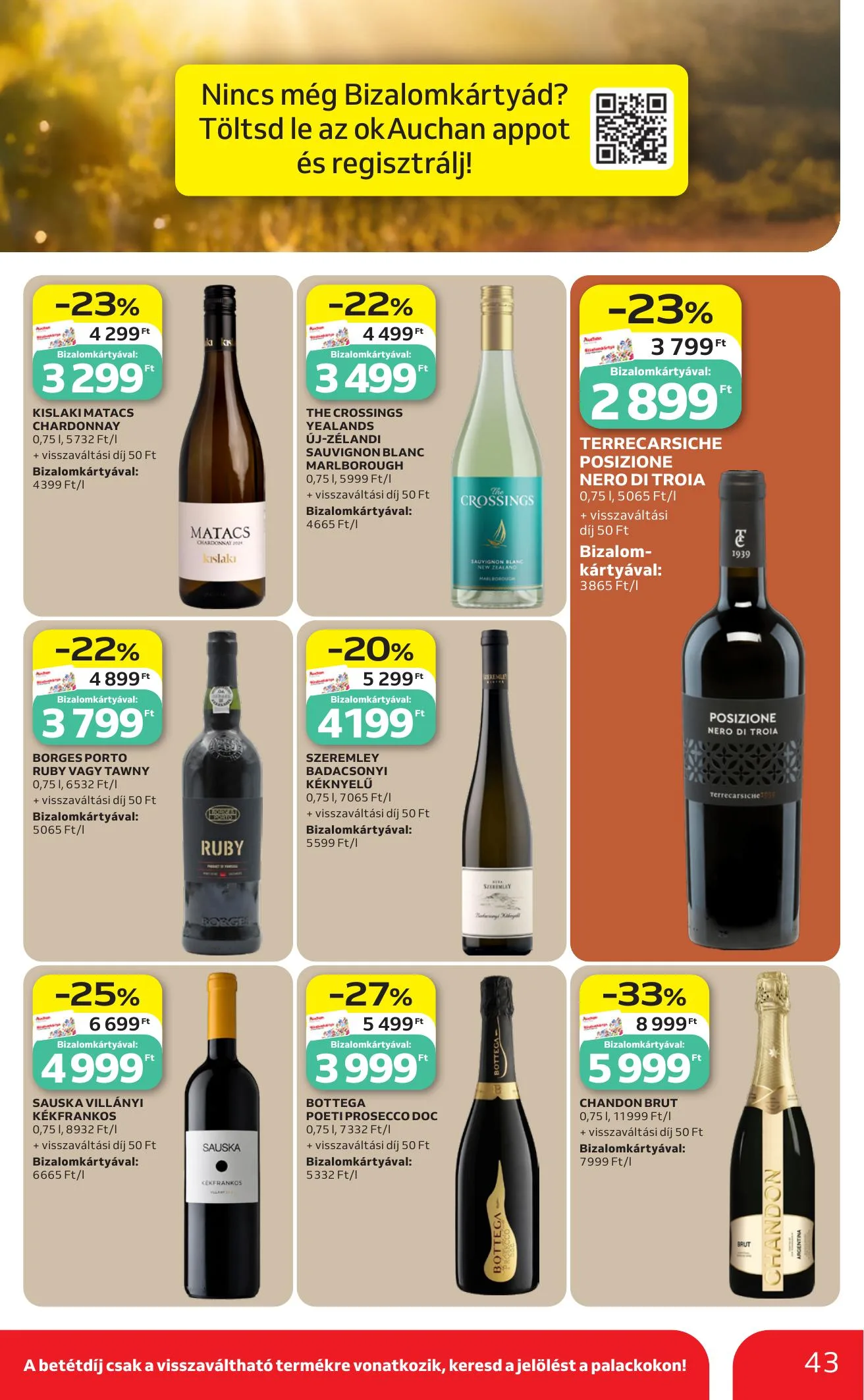 Auchan akciós újság Hipermarket 07.16–07.22 – 43. oldal