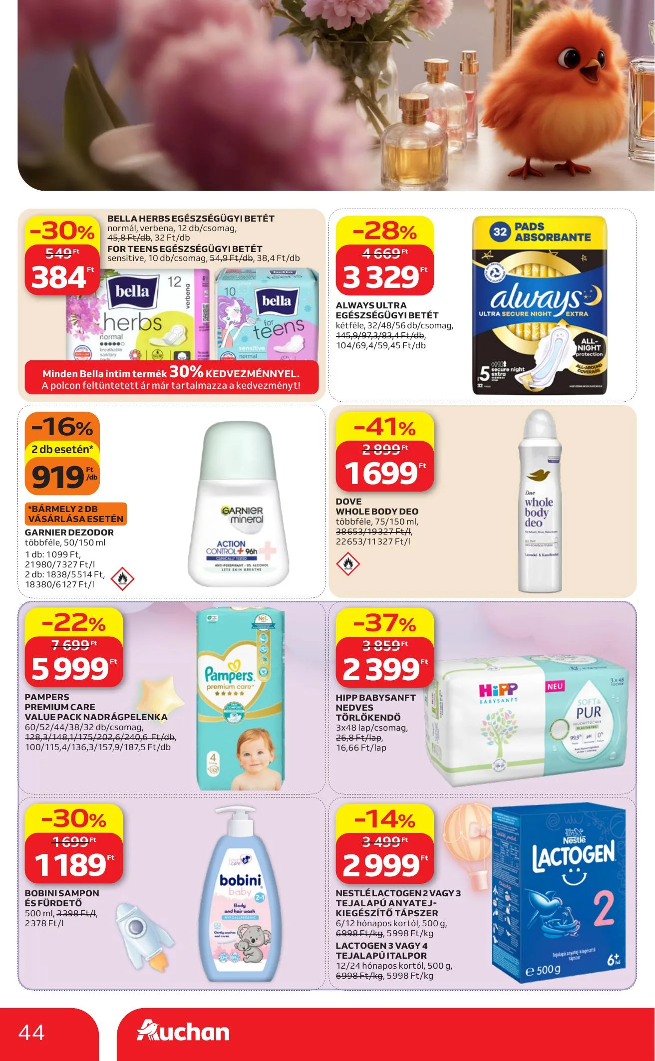 Auchan akciós újság Hipermarket 07.16–07.22 – 44. oldal