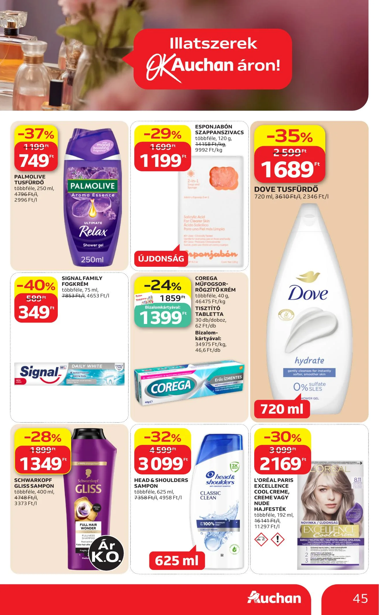 Auchan akciós újság Hipermarket 07.16–07.22 – 45. oldal