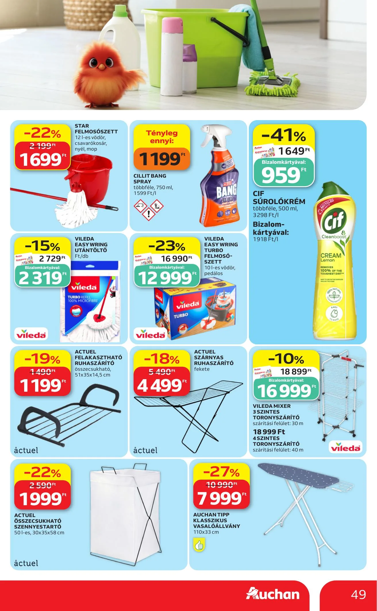 Auchan akciós újság Hipermarket 07.16–07.22 – 49. oldal