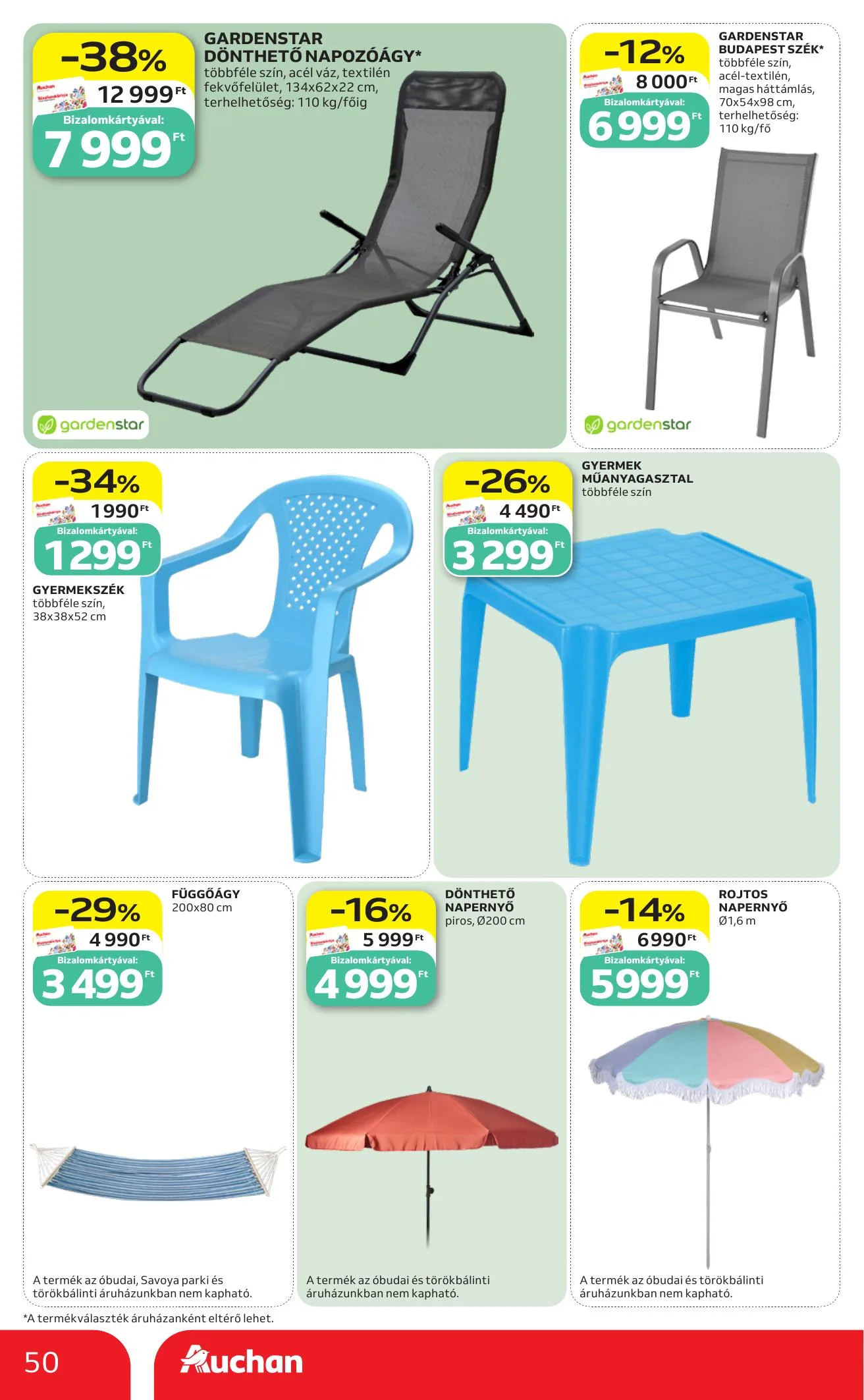 Auchan akciós újság Hipermarket 07.16–07.22 – 50. oldal