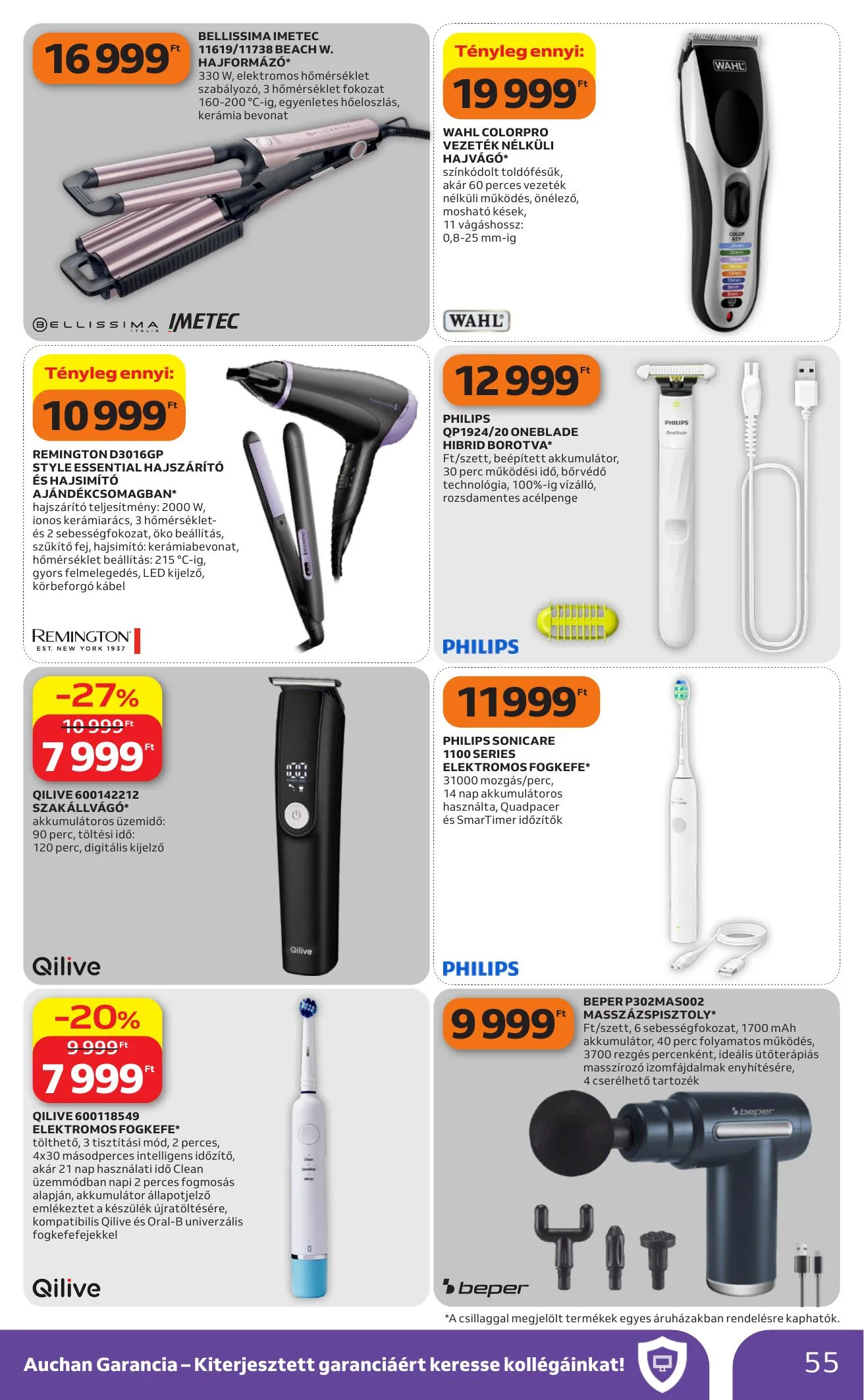 Auchan akciós újság Hipermarket 07.16–07.22 – 55. oldal