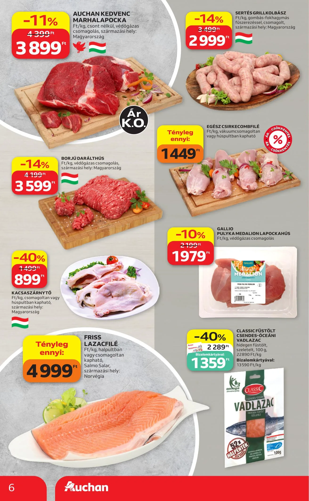 Auchan akciós újság Hipermarket 07.16–07.22 – 6. oldal
