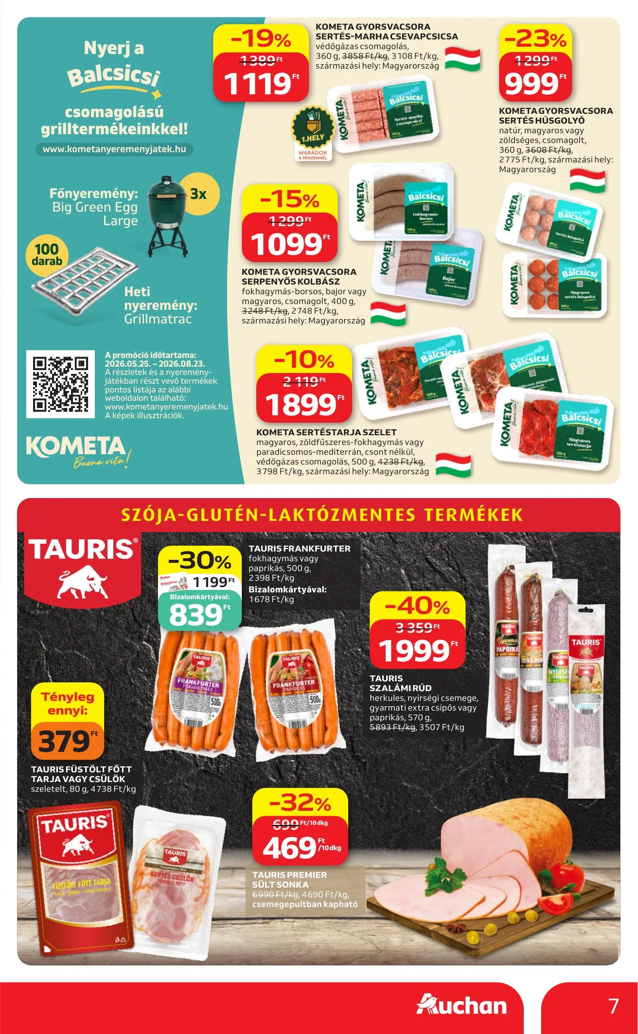 Auchan akciós újság Hipermarket 07.16–07.22 – 7. oldal