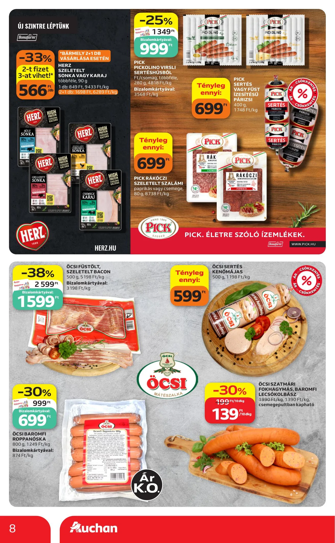 Auchan akciós újság Hipermarket 07.16–07.22 – 8. oldal