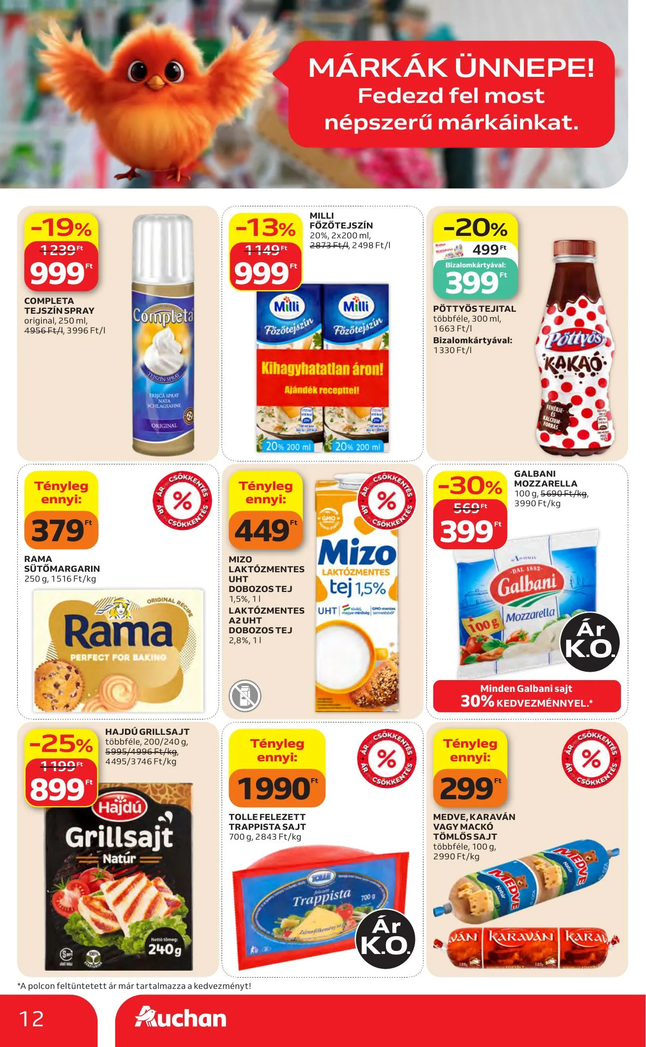 Auchan akciós újság Hipermarket 07.23–07.29 – 12. oldal