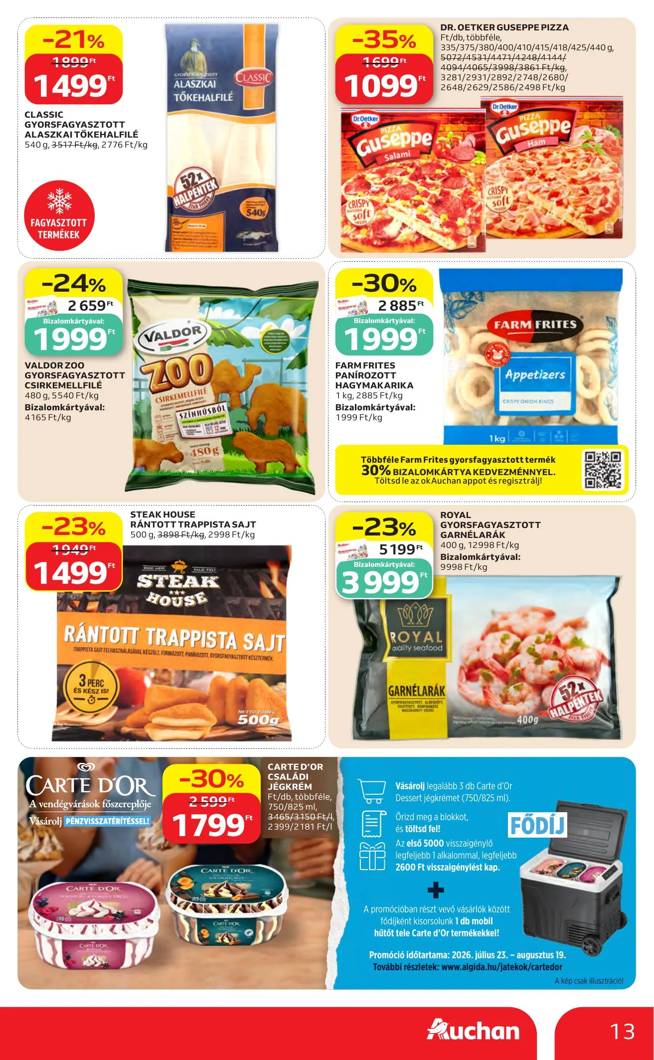 Auchan akciós újság Hipermarket 07.23–07.29 – 13. oldal