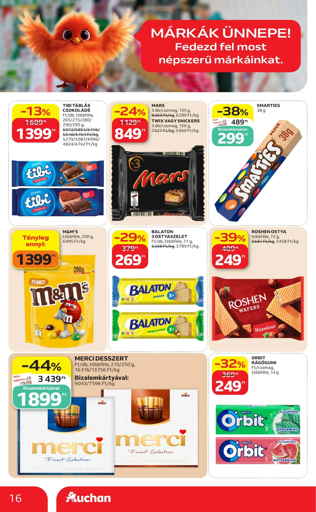 Auchan akciós újság Hipermarket 07.23–07.29 – 16. oldal